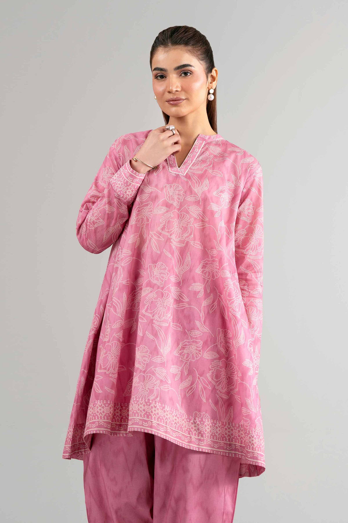 2 Piece - Printed Suit - 42601434 Pink Lawn 2PC Printed Nishat Australia