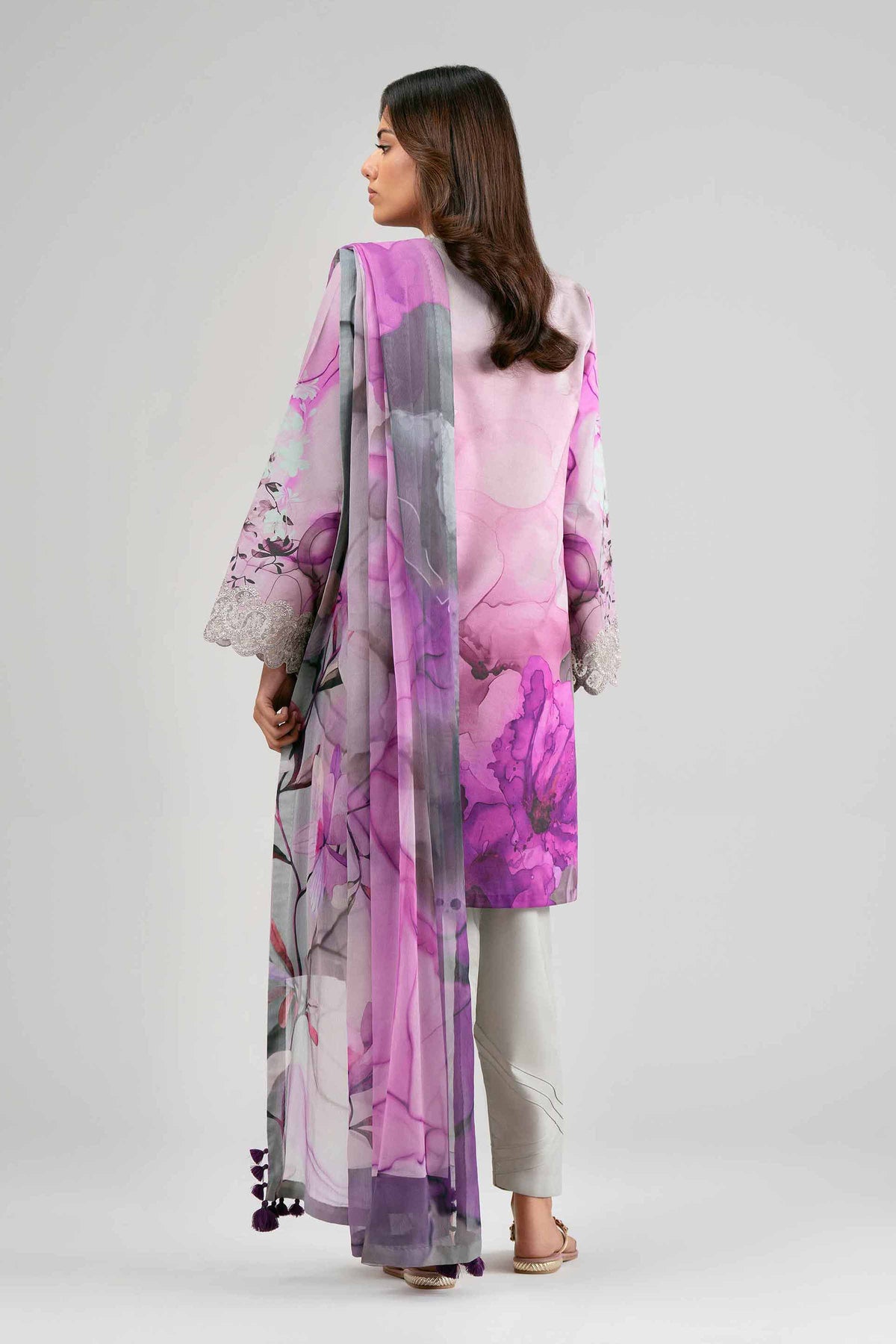 3 Piece - Digital Printed Embroidered Suit - 42601560 Multi Lawn 3PC Embroidered Nishat Australia