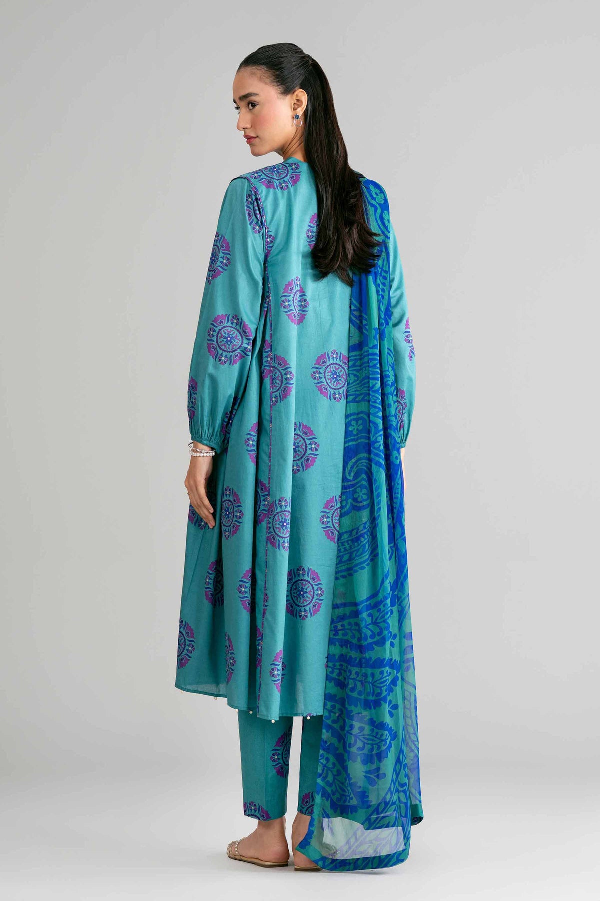3 Piece - Digital Printed Suit - 42601583 Green Lawn 3PC Printed Nishat Australia