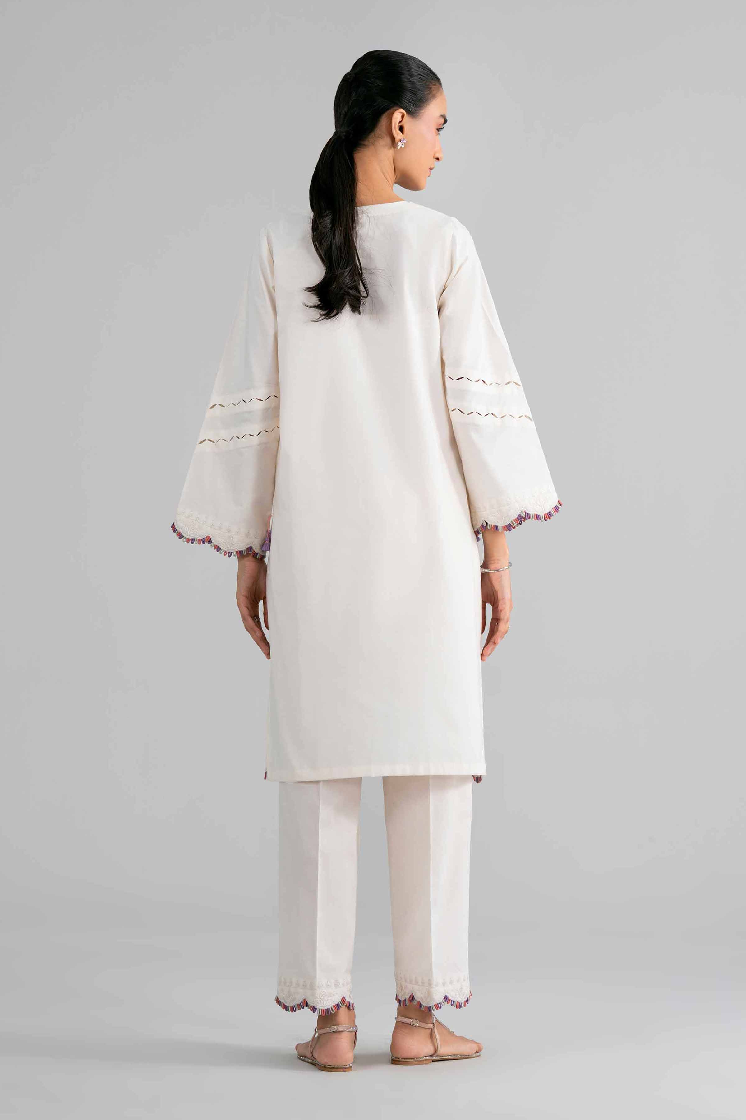 2 Piece - Embroidered Suit - 42601938 Off White Lawn 2PC Embroidered Nishat Australia