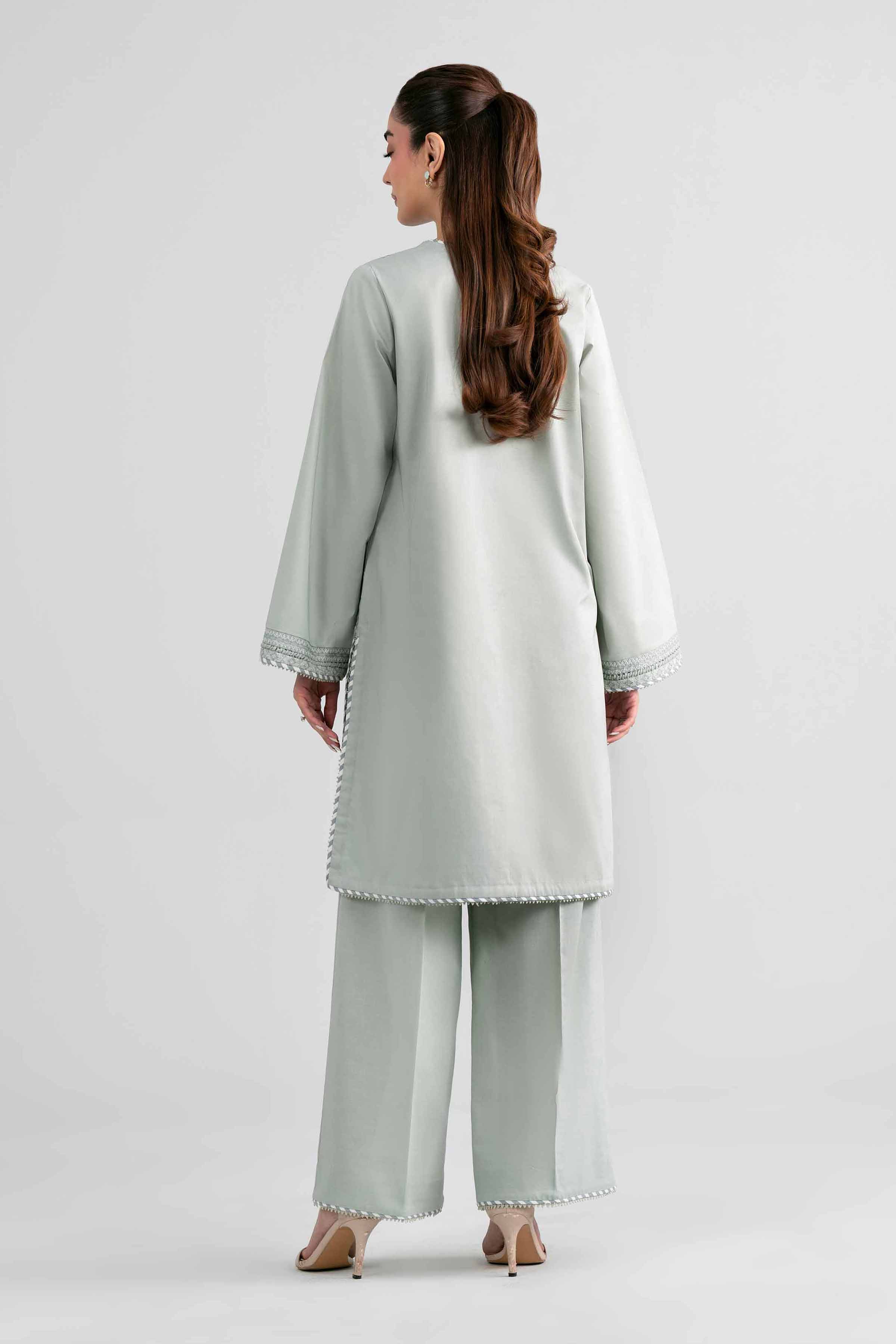2 Piece - Embroidered Suit - 42601942 Grey Lawn 2PC Embroidered Nishat Australia