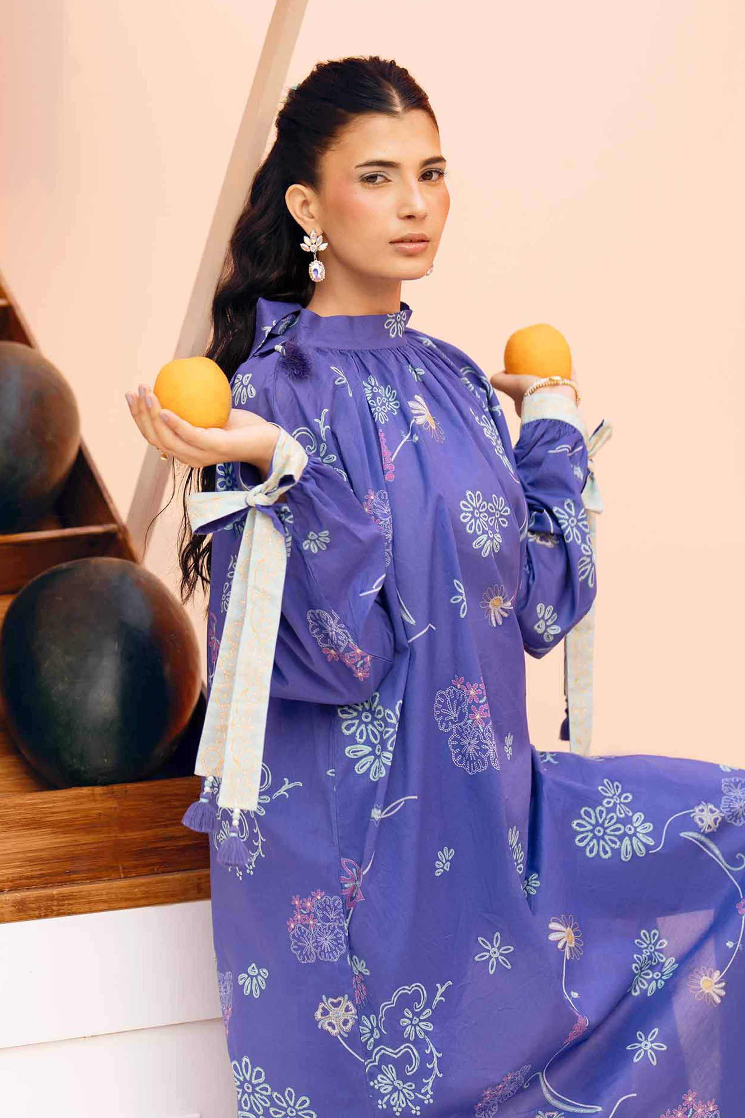 2 Piece - Printed Suit - 42601946 Purple Lawn 2PC Printed Nishat Australia