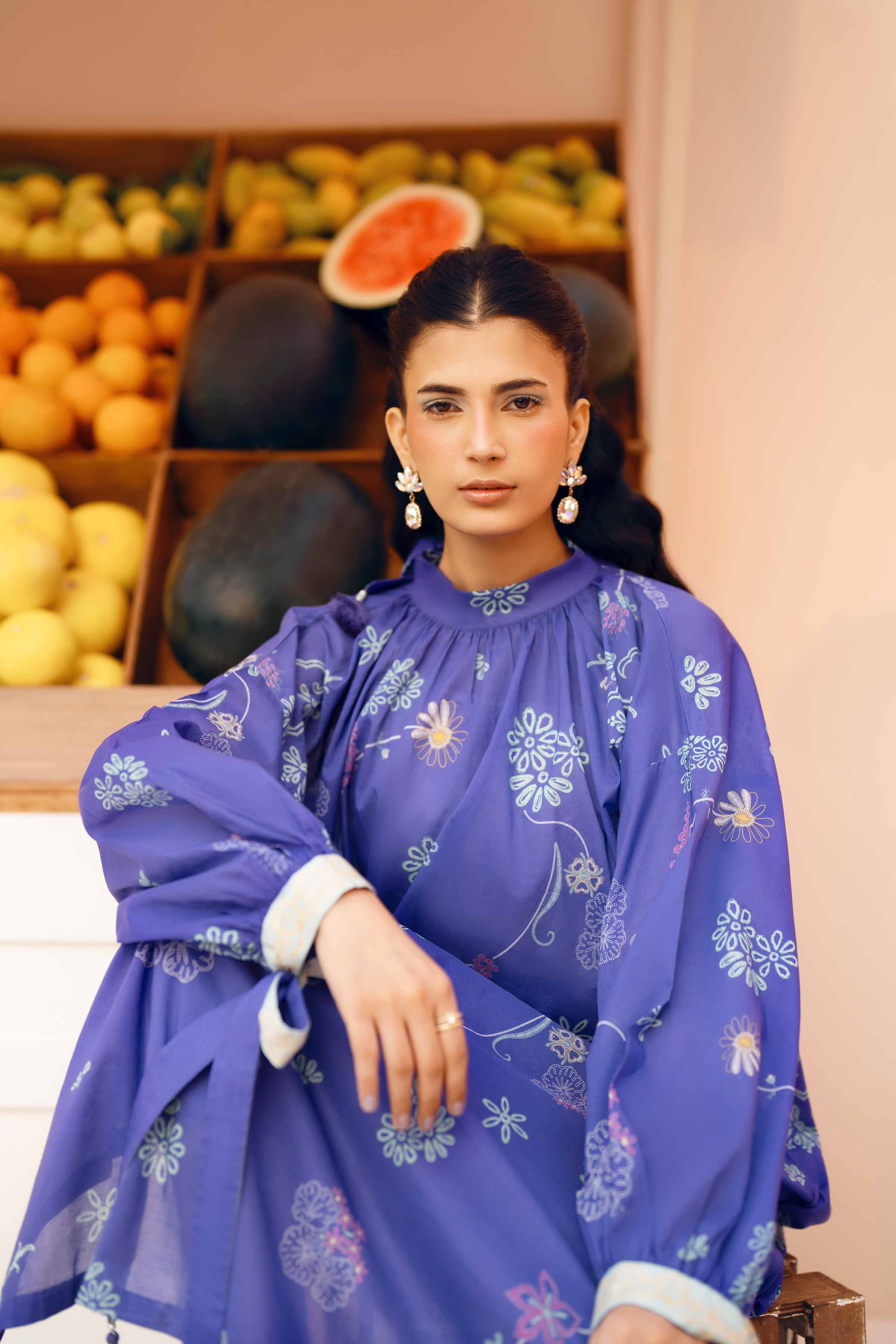 2 Piece - Printed Suit - 42601946 Purple Lawn 2PC Printed Nishat Australia