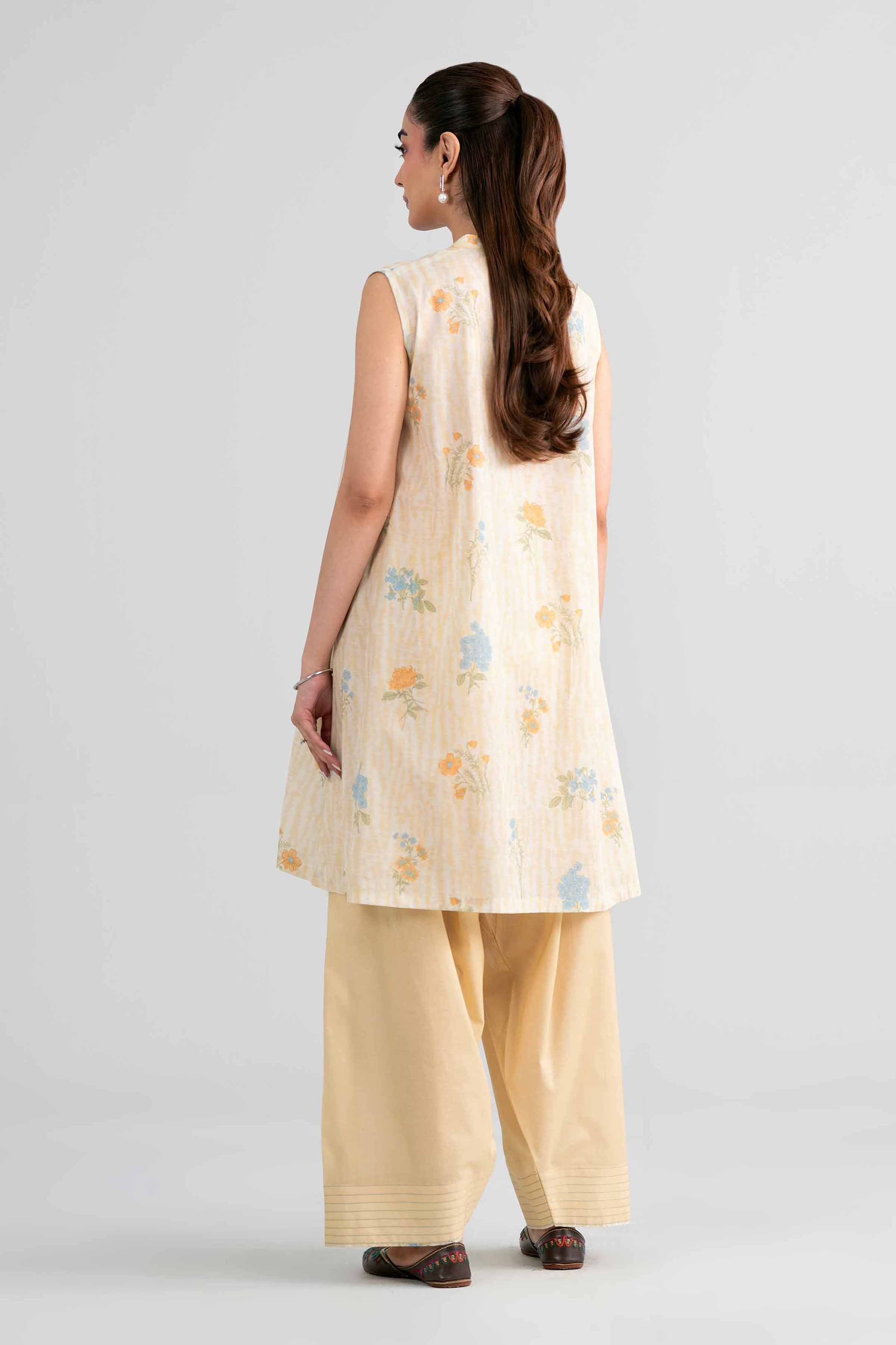 2 Piece - Printed Suit - 42601949 Beige Lawn 2PC Printed Nishat Australia