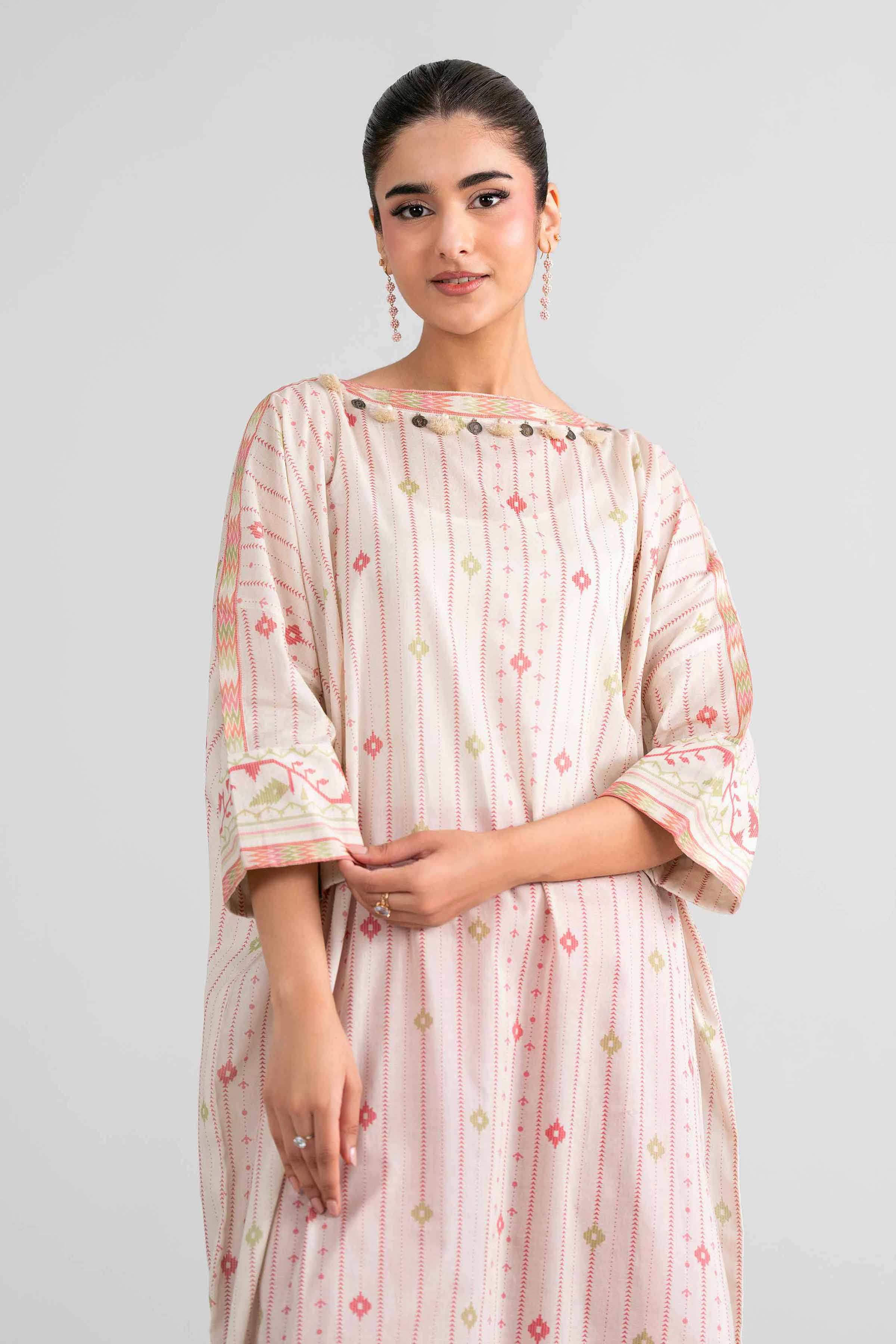 2 Piece - Printed Suit - 42601950 Beige Lawn 2PC Printed Nishat Australia