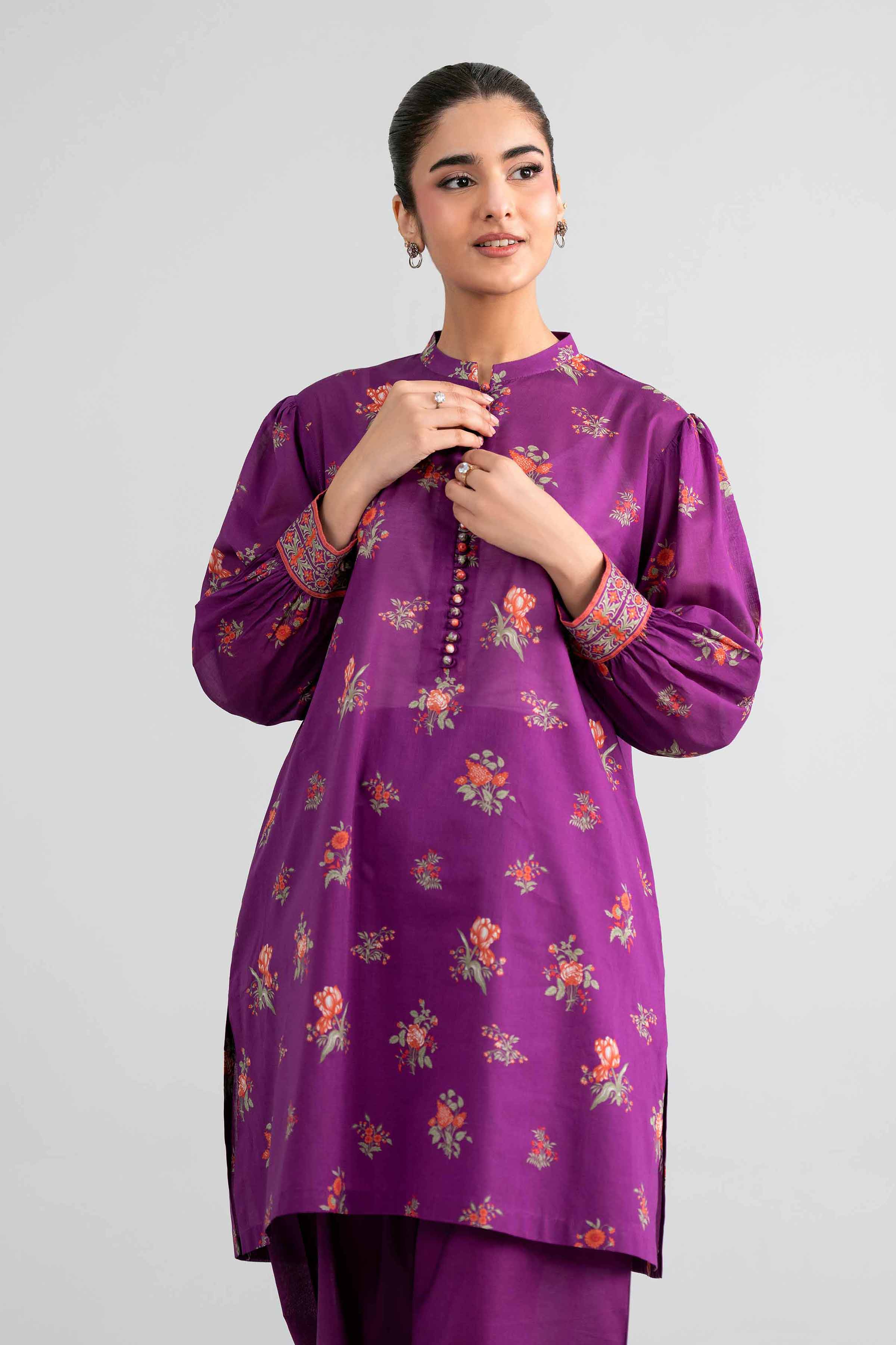 2 Piece - Printed Suit - 42601952 Purple Lawn 2PC Printed Nishat Australia
