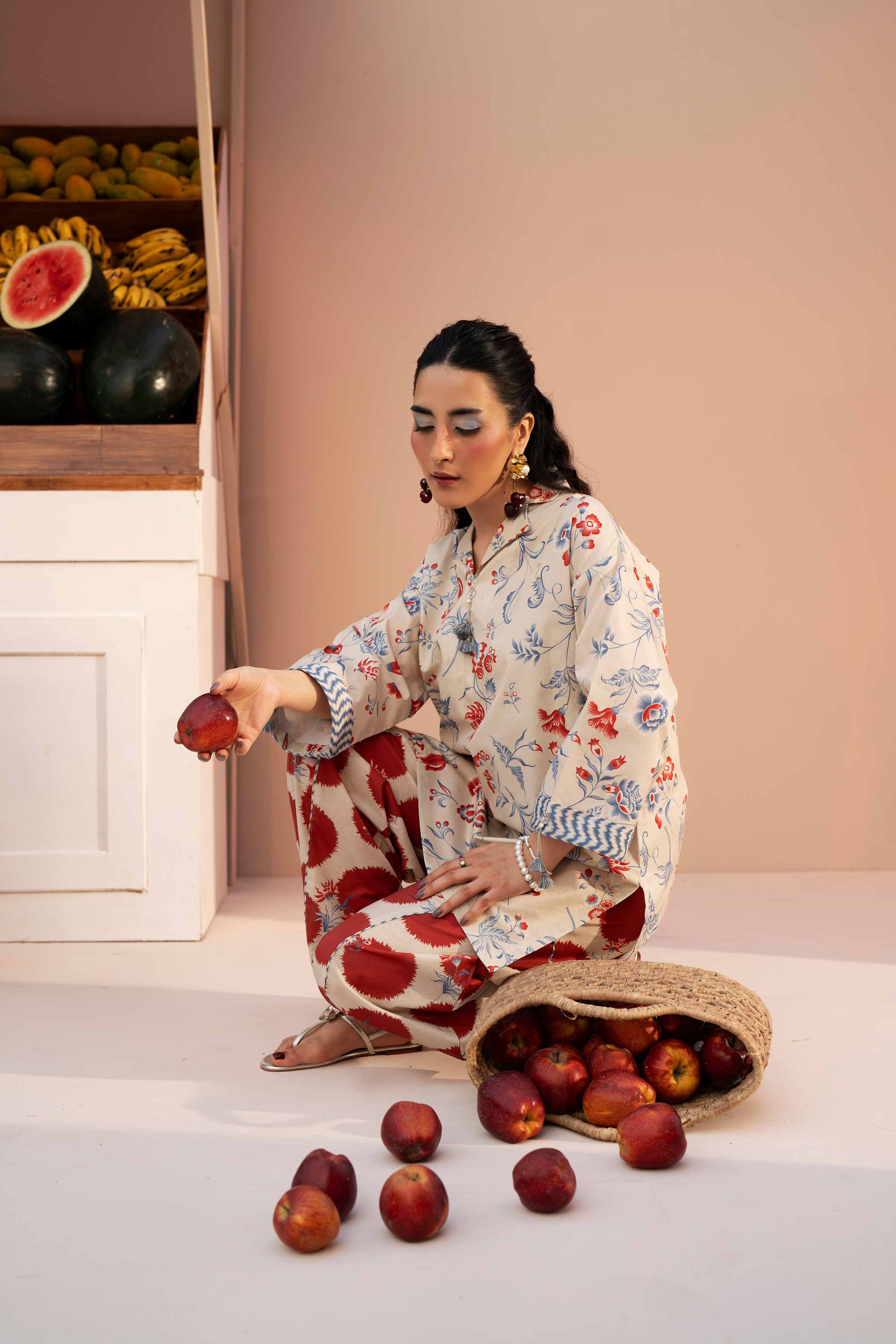 2 Piece - Printed Suit - 42601958 Beige Lawn 2PC Printed Nishat Australia