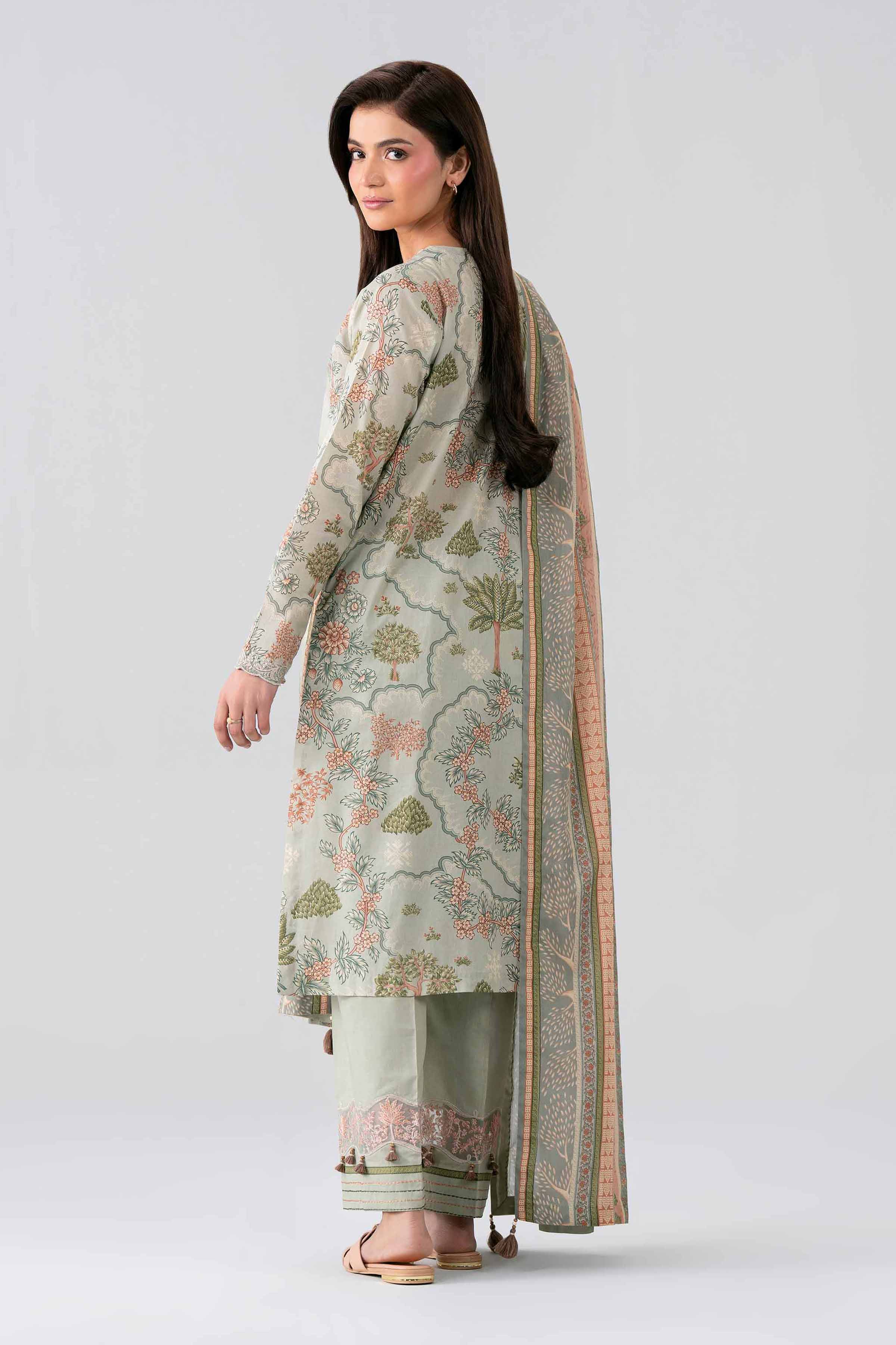 3 Piece - Printed Embroidered Suit - 42601969 Green Lawn 3PC Embroidered Nishat Australia
