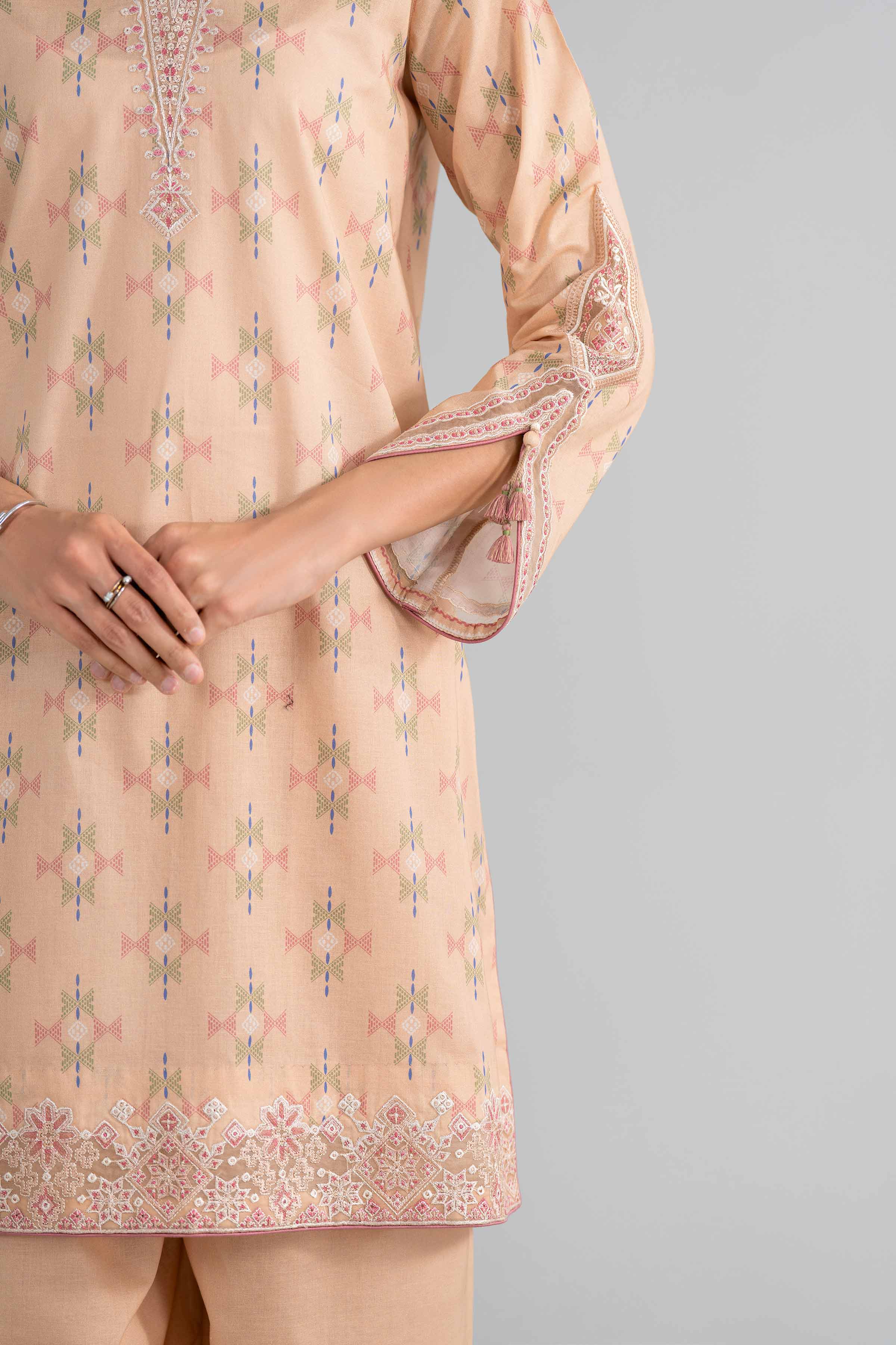3 Piece - Printed Embroidered Suit - 42602015 Yellow Lawn 3PC Embroidered Nishat Australia