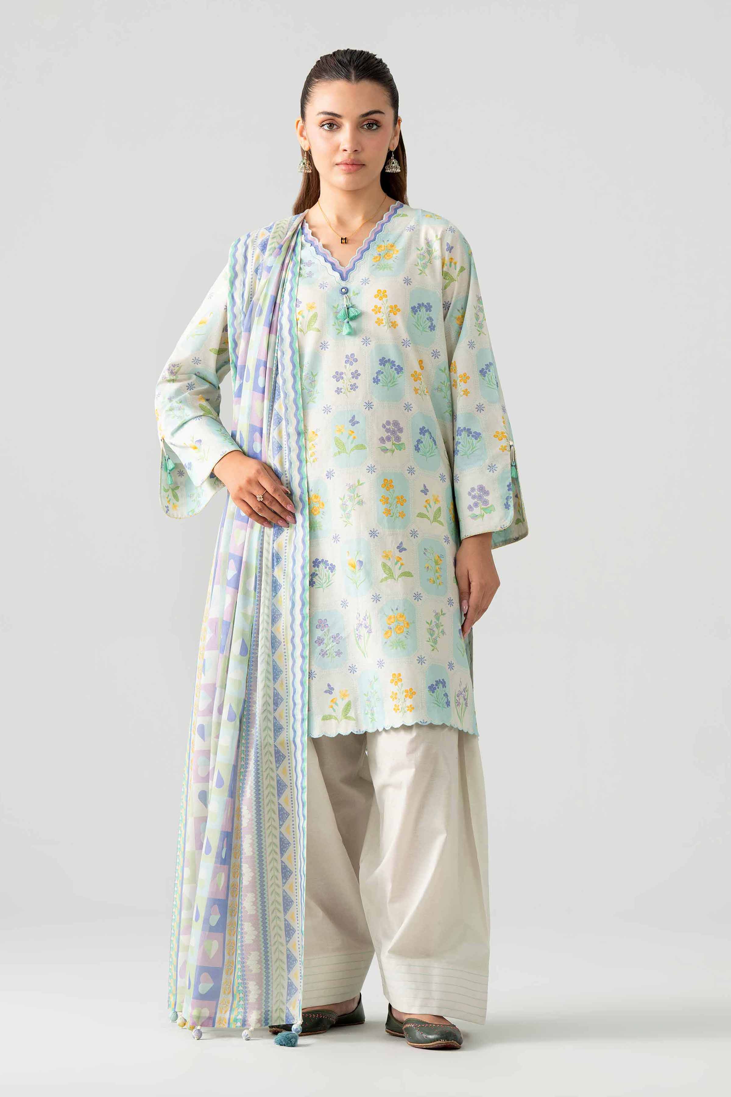 3 Piece - Printed Suit - 42602025 Green Lawn 3PC Printed Nishat Australia