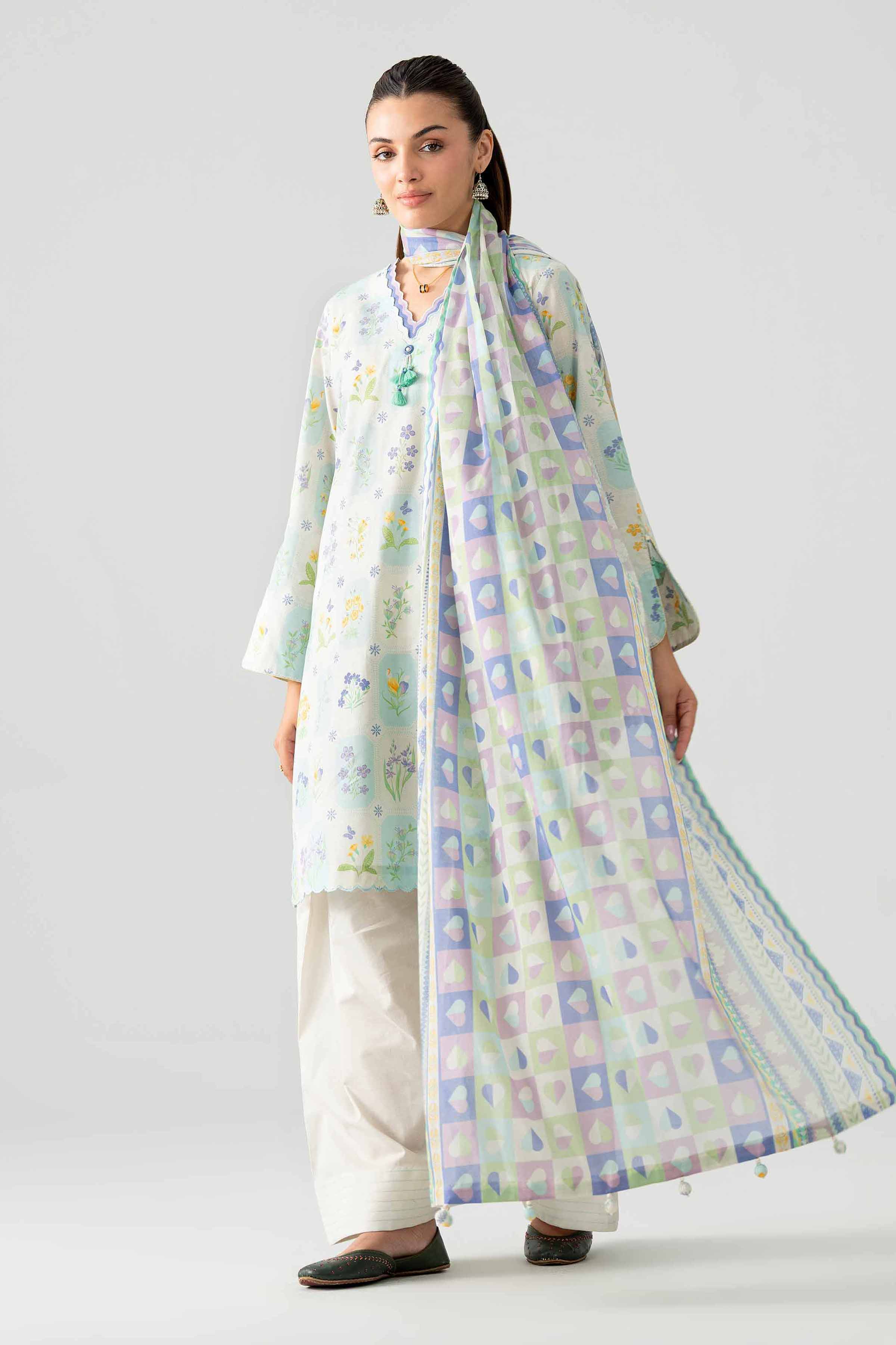 3 Piece - Printed Suit - 42602025 Green Lawn 3PC Printed Nishat Australia