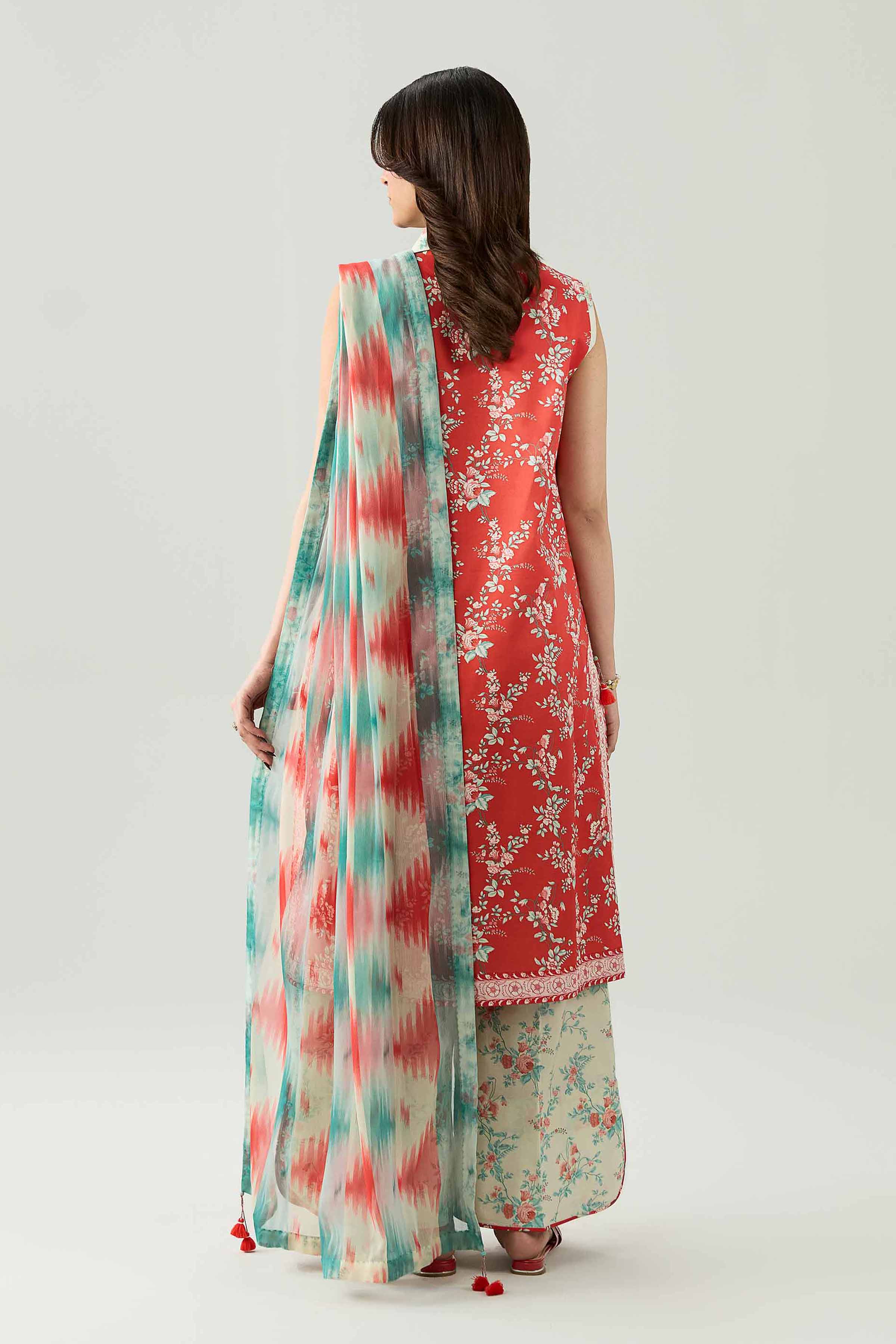 3 Piece - Digital Printed Suit - 42602185