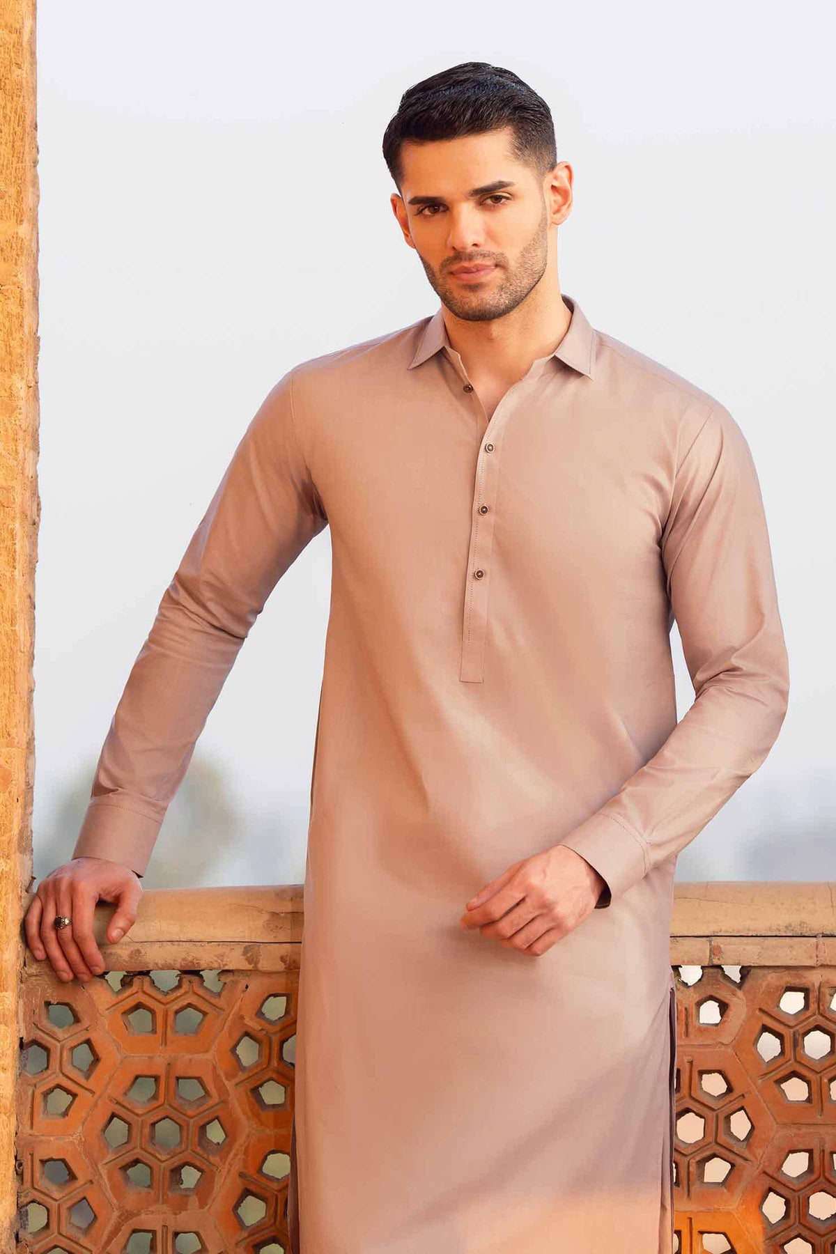 2 Piece - Naqsh Suit -  42608032 Grey Latha 2PC Non-Embroidered Nishat Australia