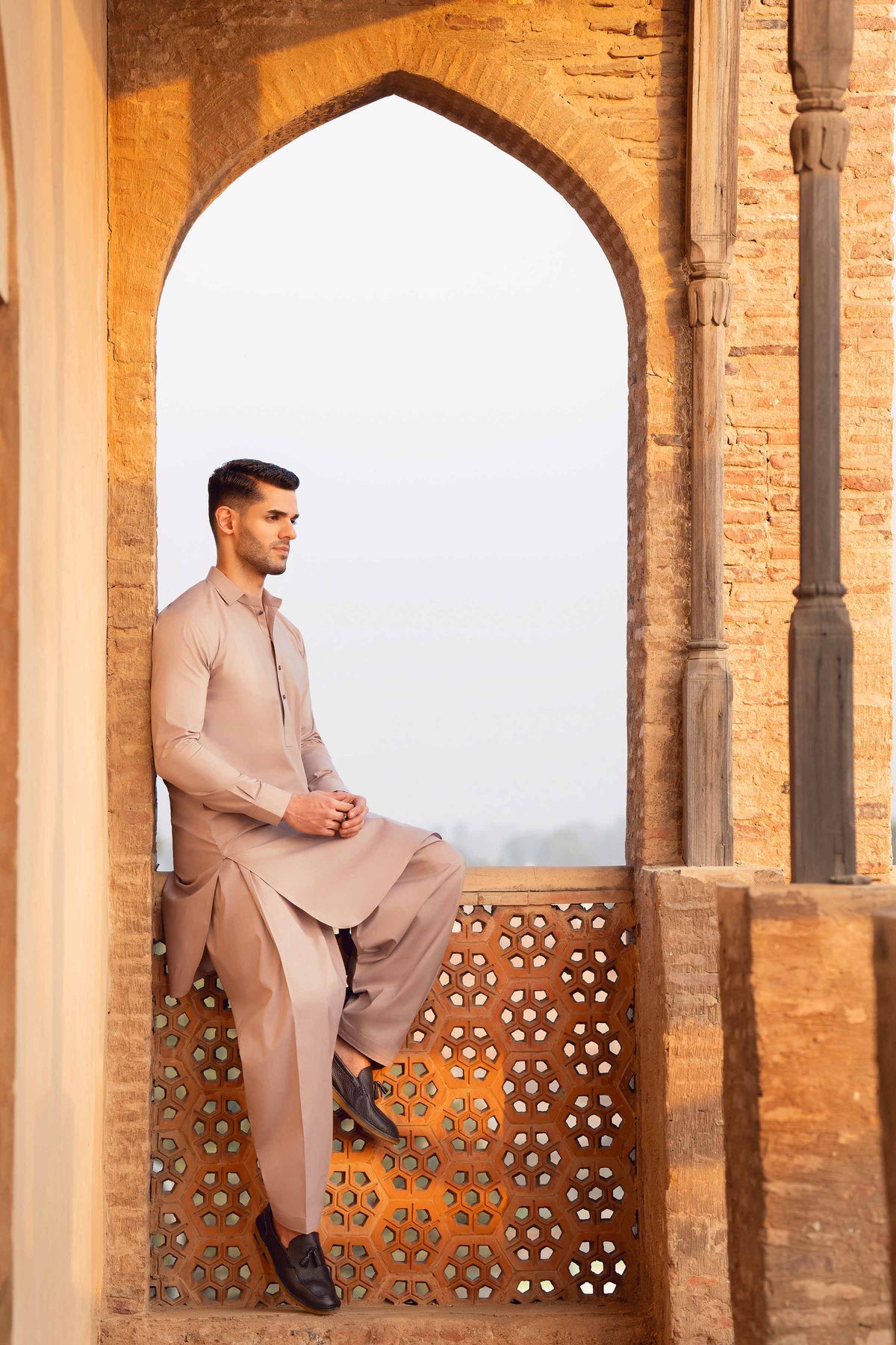 2 Piece - Naqsh Suit -  42608032 Grey Latha 2PC Non-Embroidered Nishat Australia