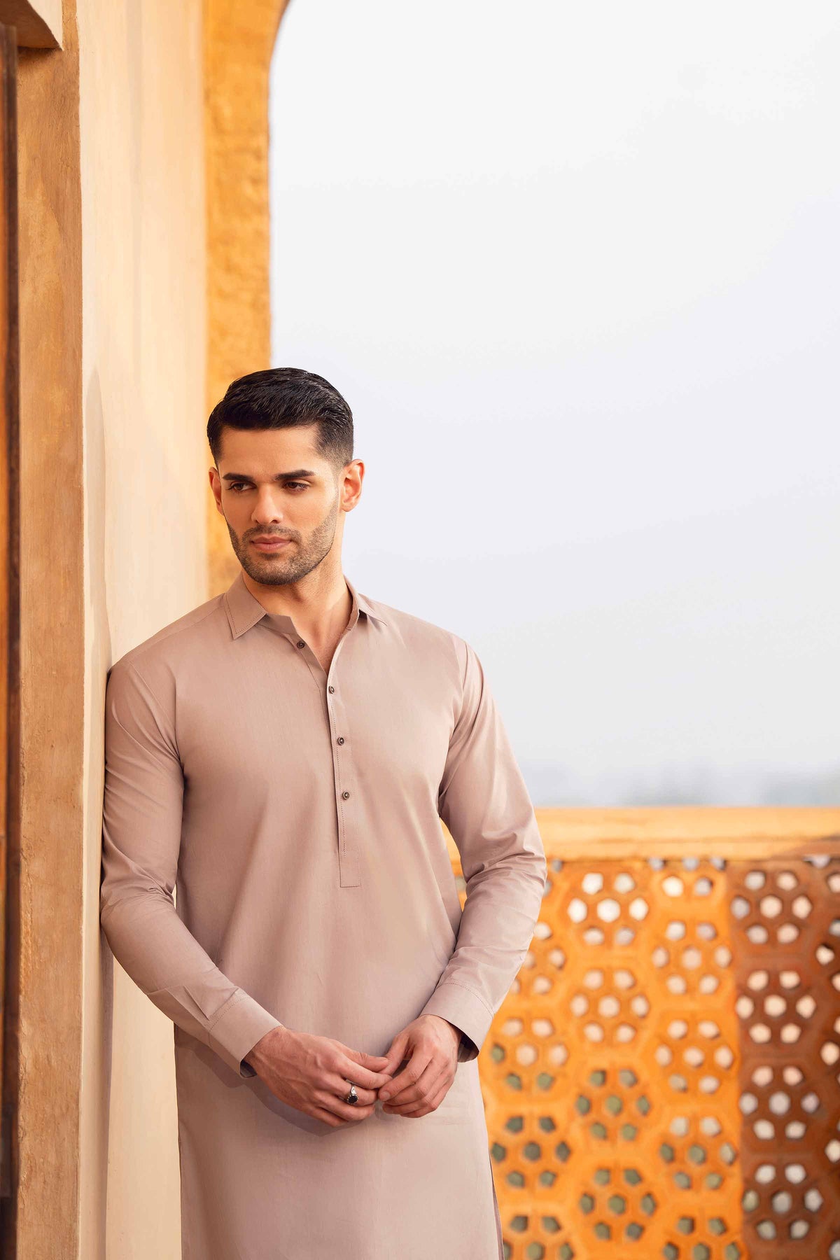 2 Piece - Naqsh Suit -  42608032 Grey Latha 2PC Non-Embroidered Nishat Australia