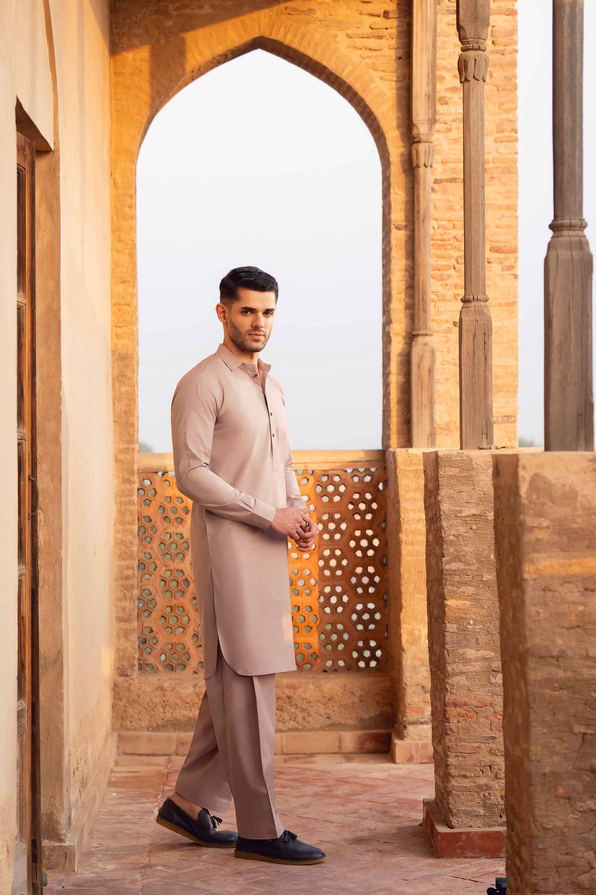 2 Piece - Naqsh Suit -  42608032 Grey Latha 2PC Non-Embroidered Nishat Australia