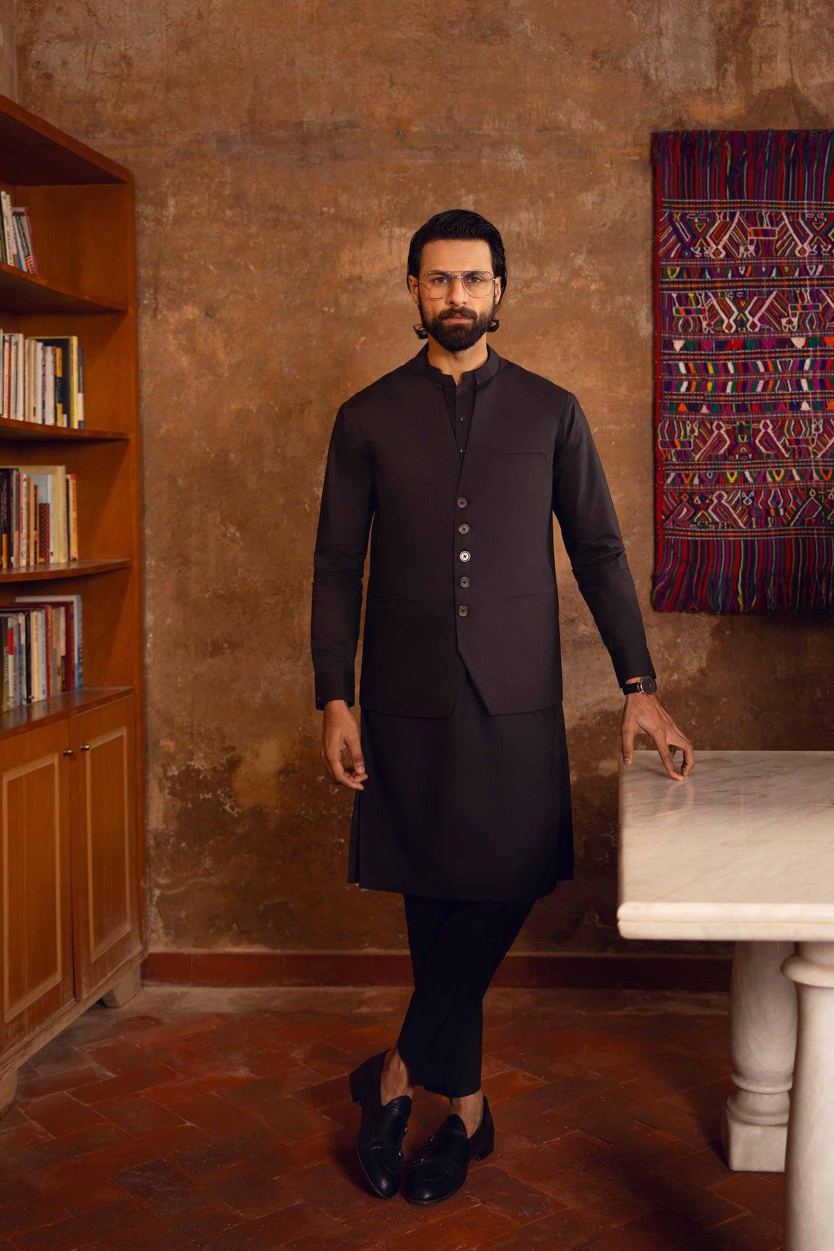 2 Piece - Naqsh Suit -  42608033 Brown Latha 2PC Non-Embroidered Nishat Australia