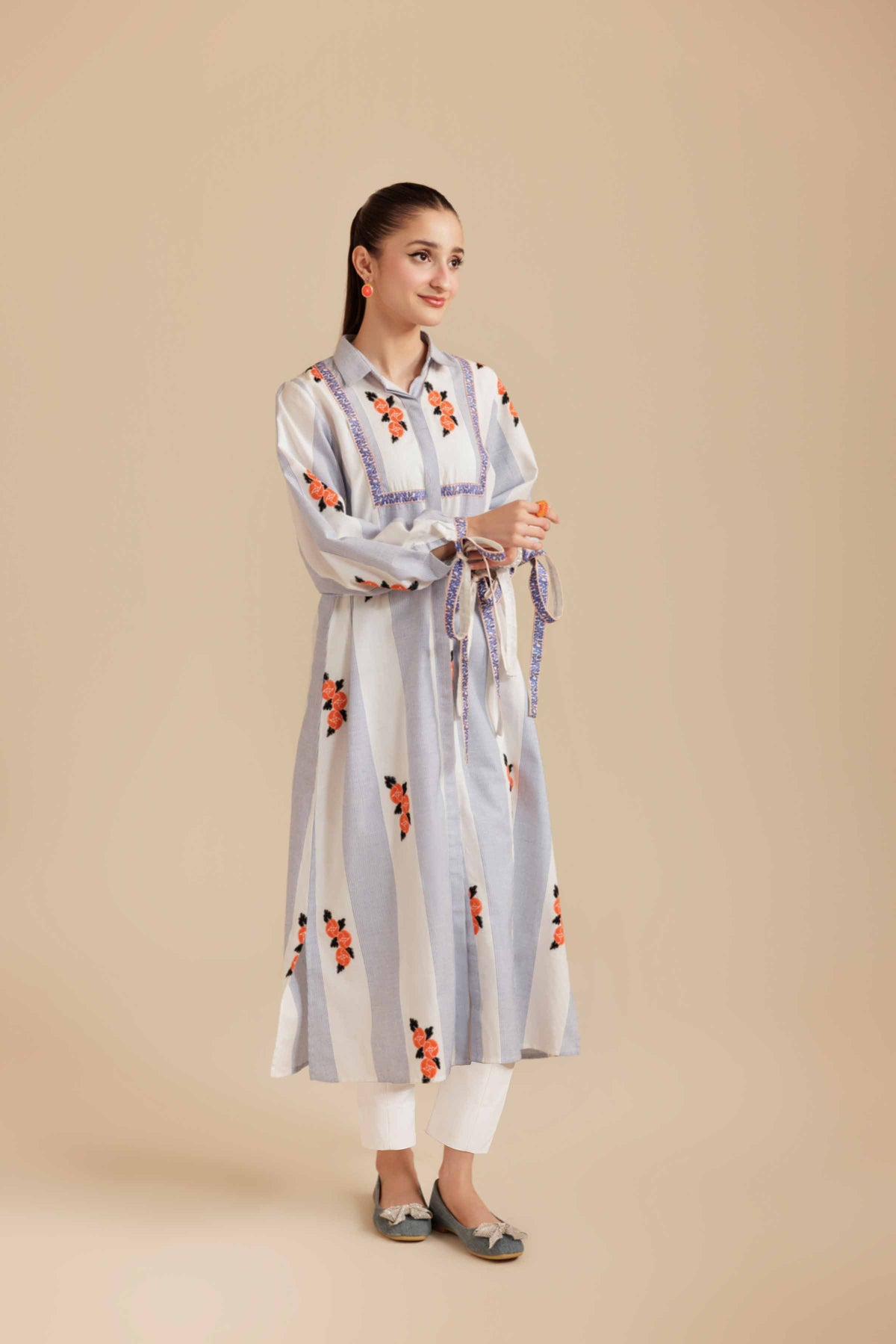 Embroidered Dress - AS25-122 Multi Cotton 1PC Embroidered Nishat Australia