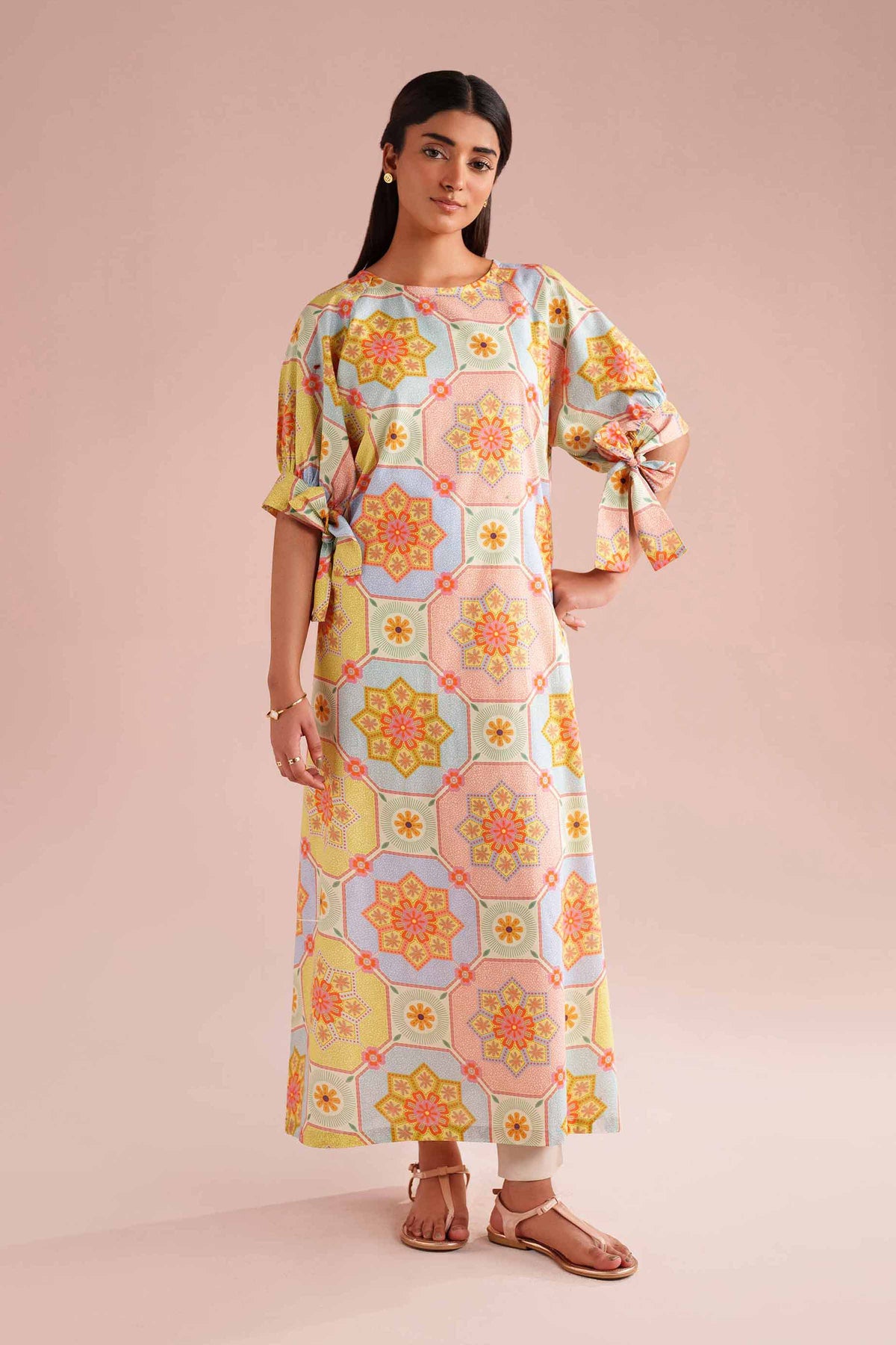 Printed Dress - AS26-19 Multi Cambric 1PC Printed Nishat Australia