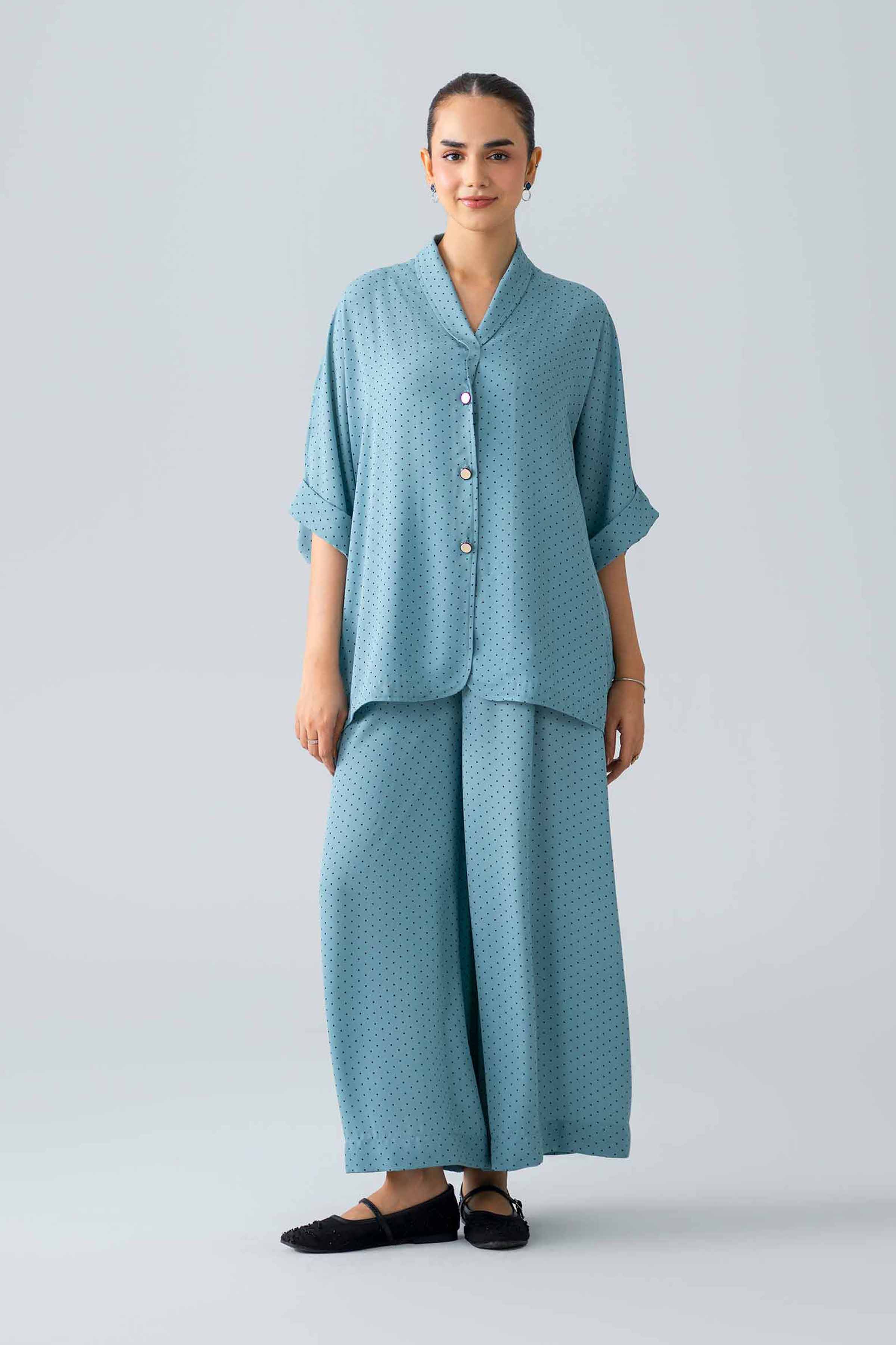 2 Piece - Printed Suit - AS26-88 Blue Georgette 2PC Printed Nishat Australia