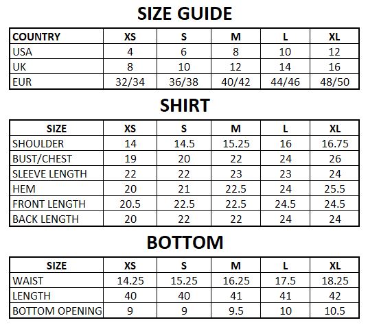 Size Guide