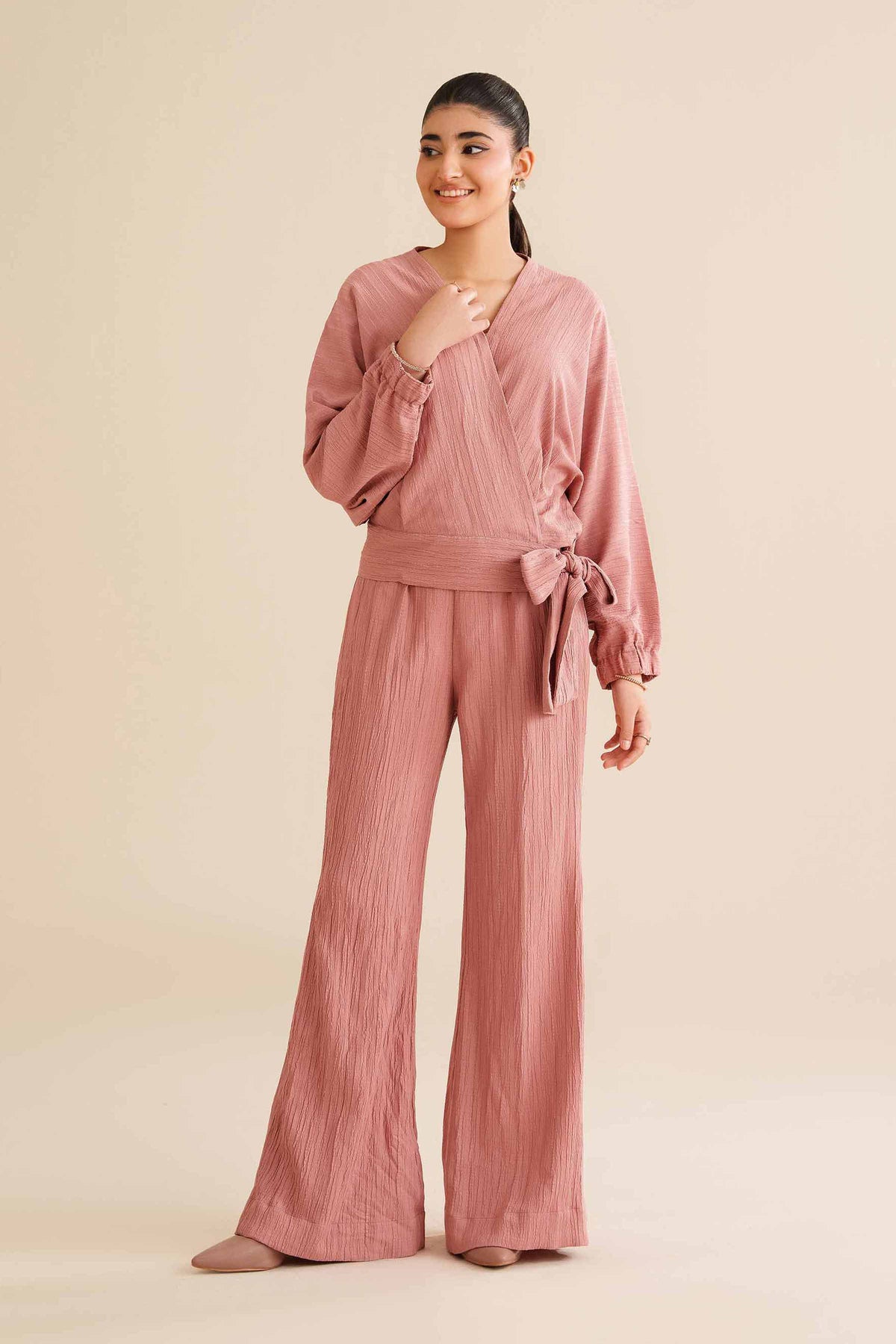 2 Piece - Basic Suit - AW25-29 Pink Chiffon 2PC Solids Nishat Australia