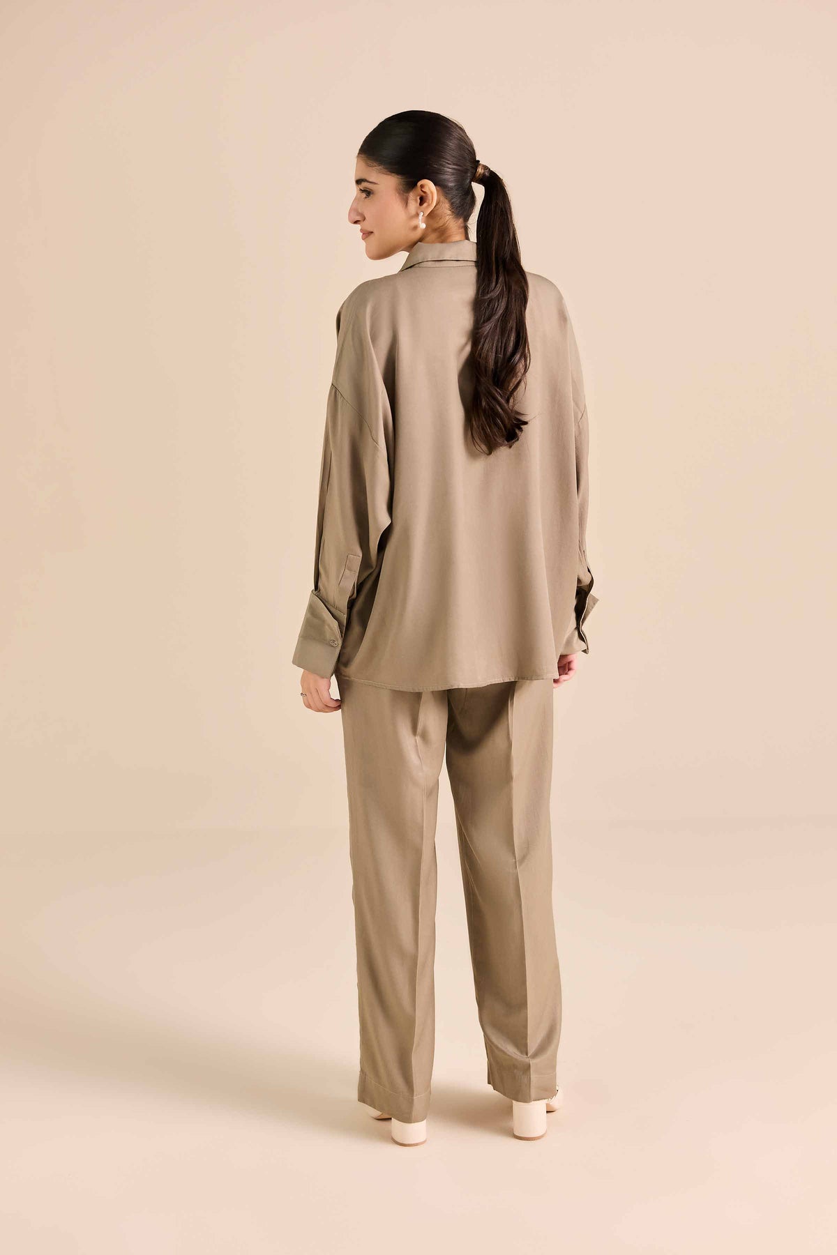 2 Piece - Basic Suit - AW25-46 Grey Mix Fabric 2PC Solids Nishat Australia