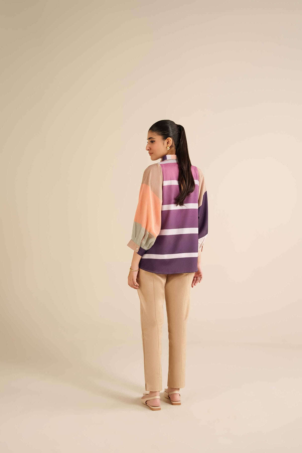 Printed Tunic - AW25-55 Multi Silk 1PC Printed Nishat Australia