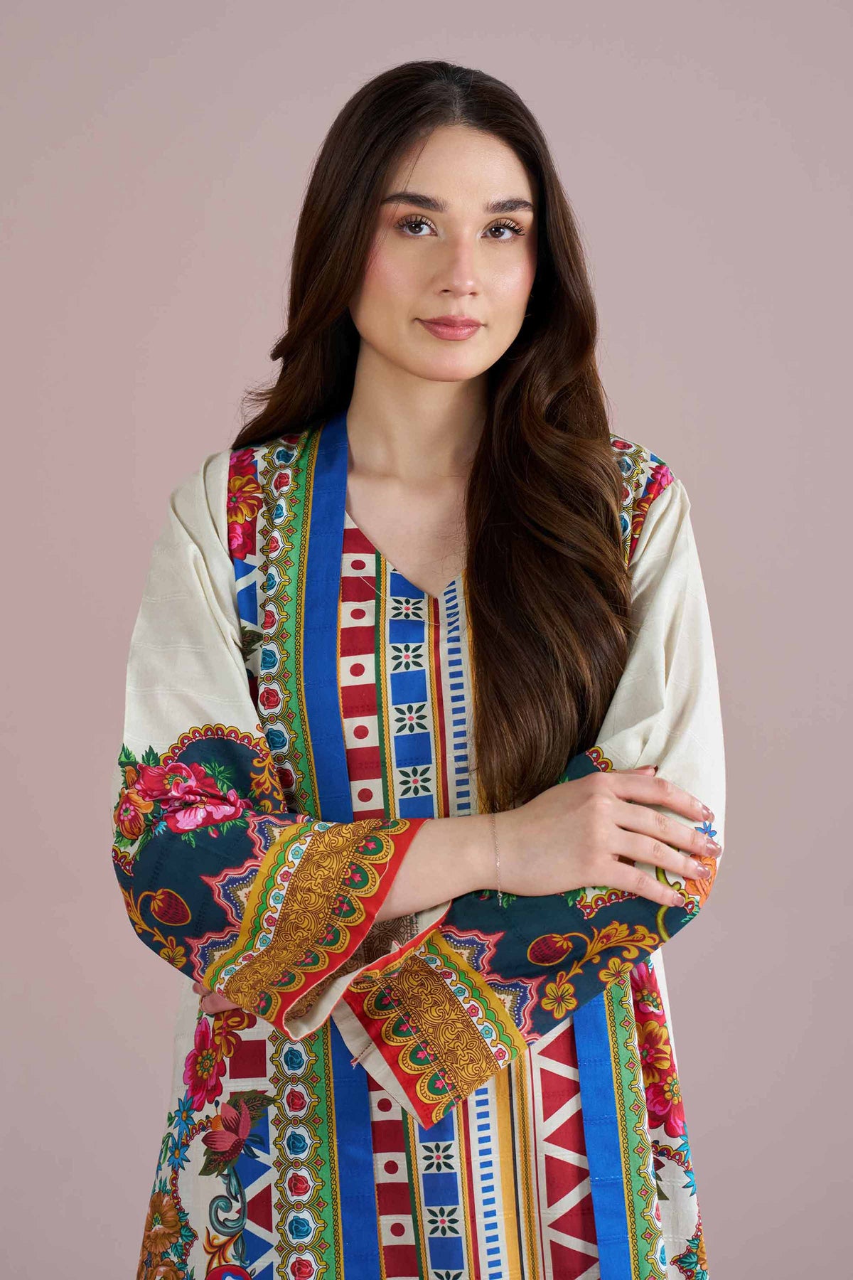 2 Piece - Printed Dress - FE26-47 Multi Lawn 2PC Printed