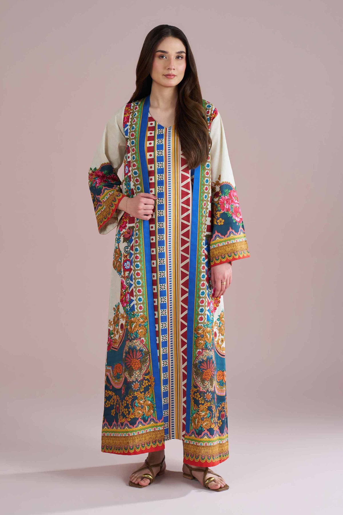 2 Piece - Printed Dress - FE26-47 Multi Lawn 2PC Printed