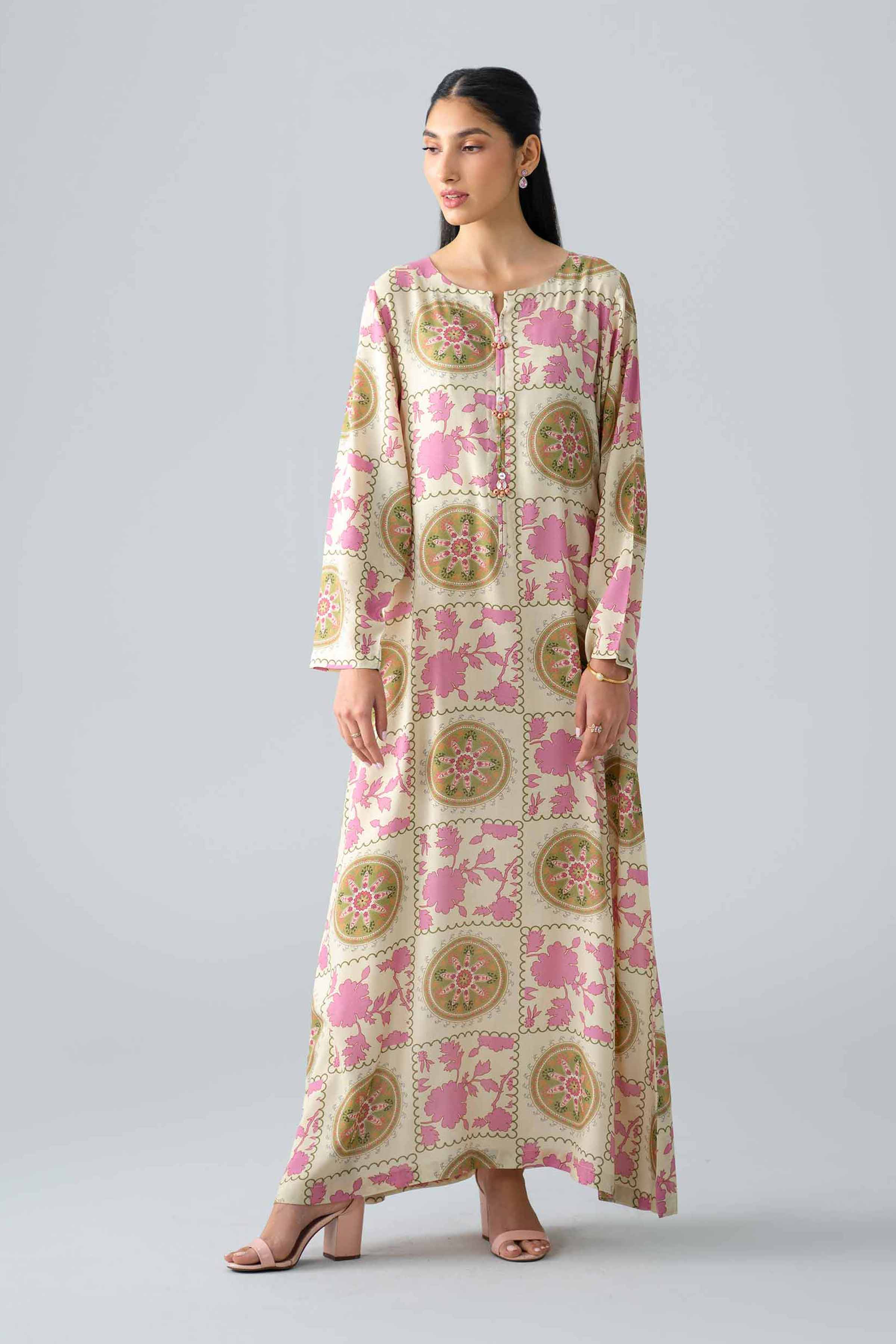 Printed Dress - FS26-29 Multi Dobby 1PC Printed Nishat Australia