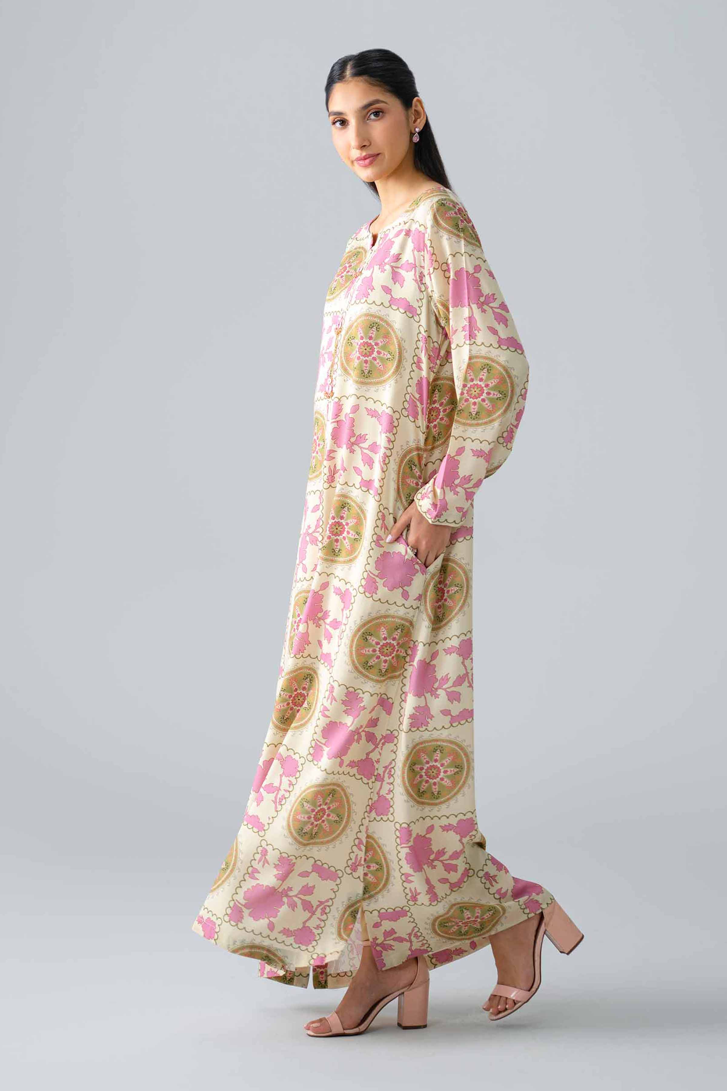 Printed Dress - FS26-29 Multi Dobby 1PC Printed Nishat Australia