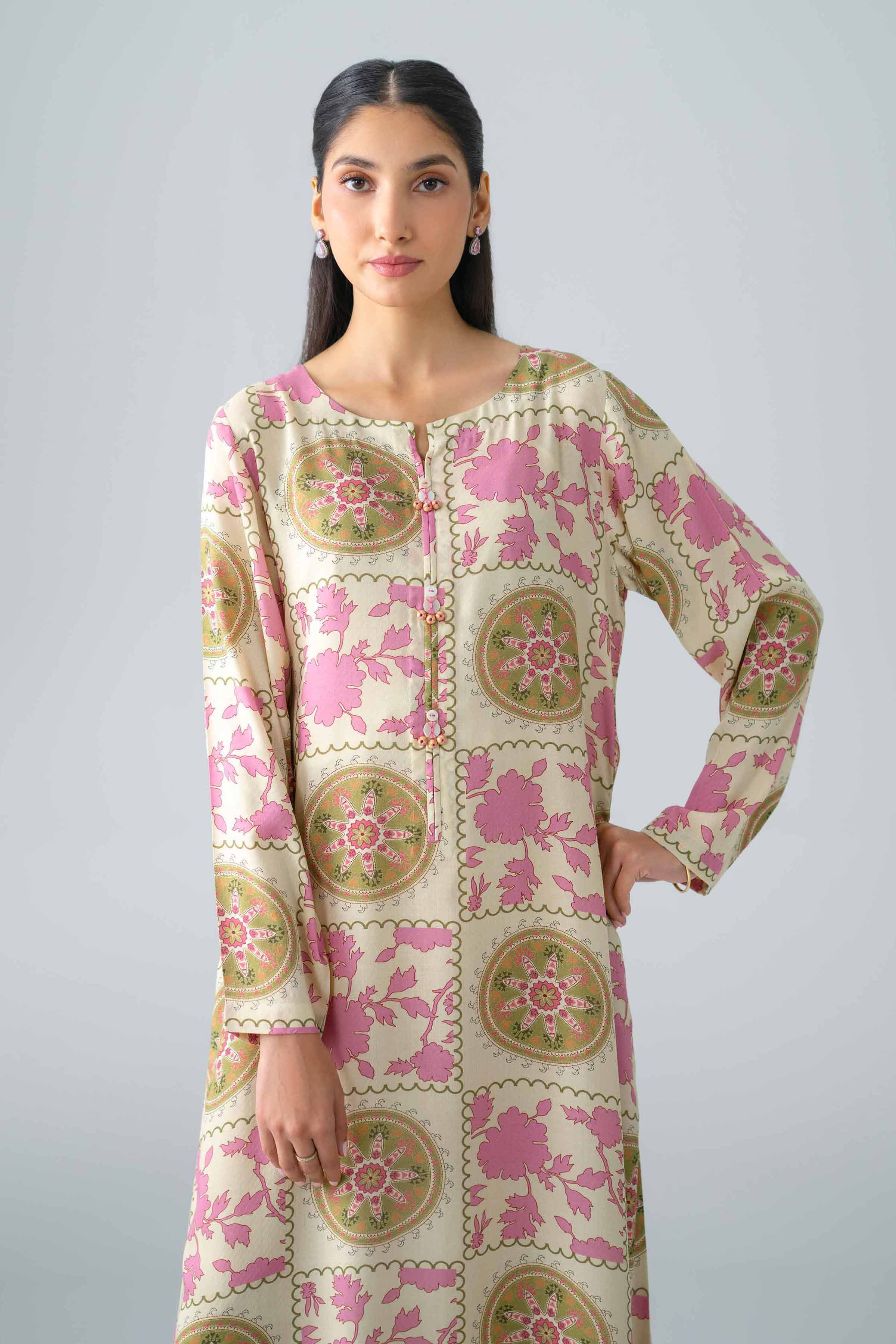 Printed Dress - FS26-29 Multi Dobby 1PC Printed Nishat Australia