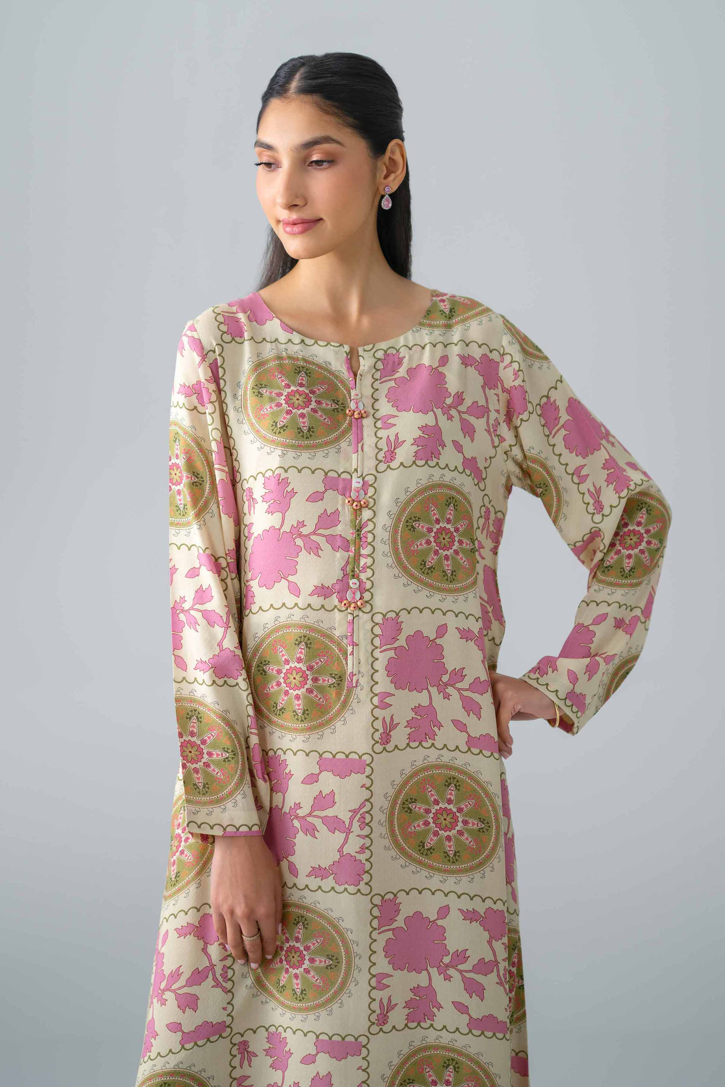 Printed Dress - FS26-29 Multi Dobby 1PC Printed Nishat Australia