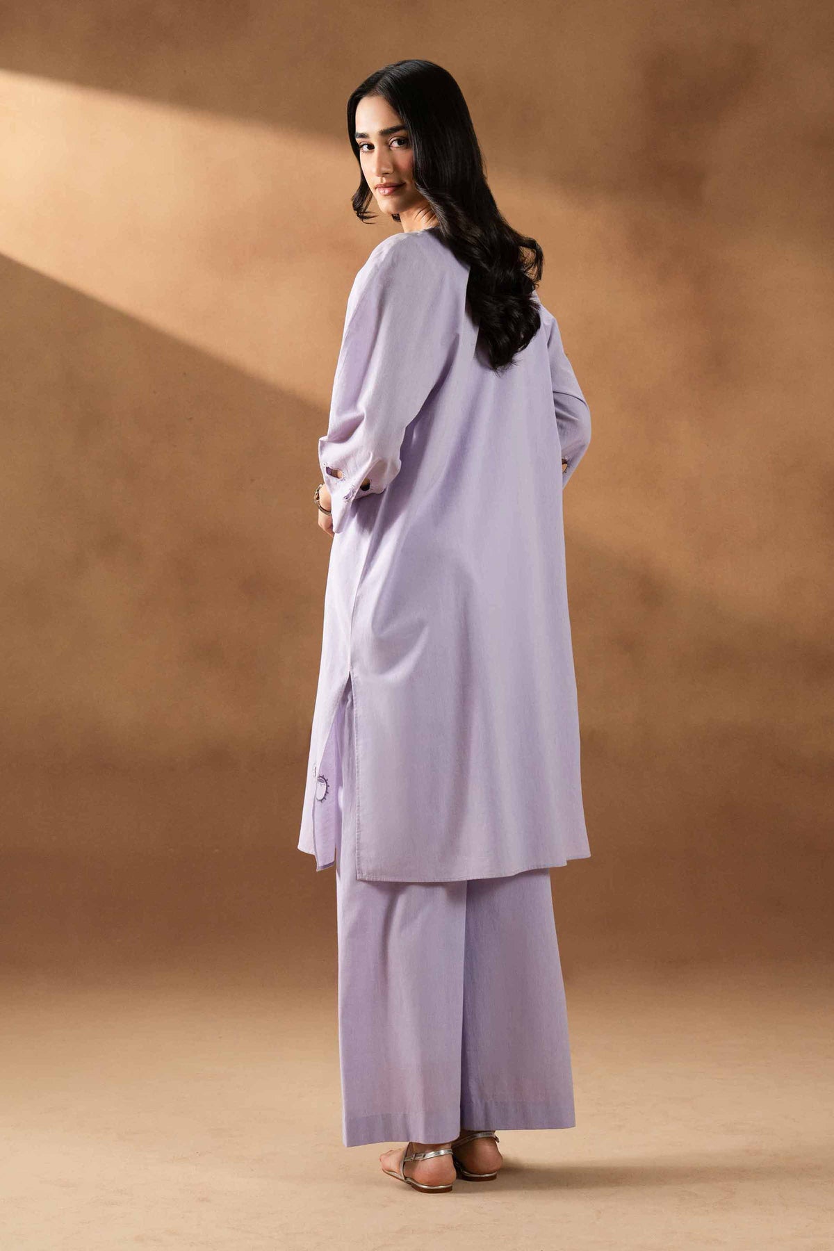 DEEVA - KBS26-124 Purple Yarn Dyed 2 Pieces Solids Nishat Australia