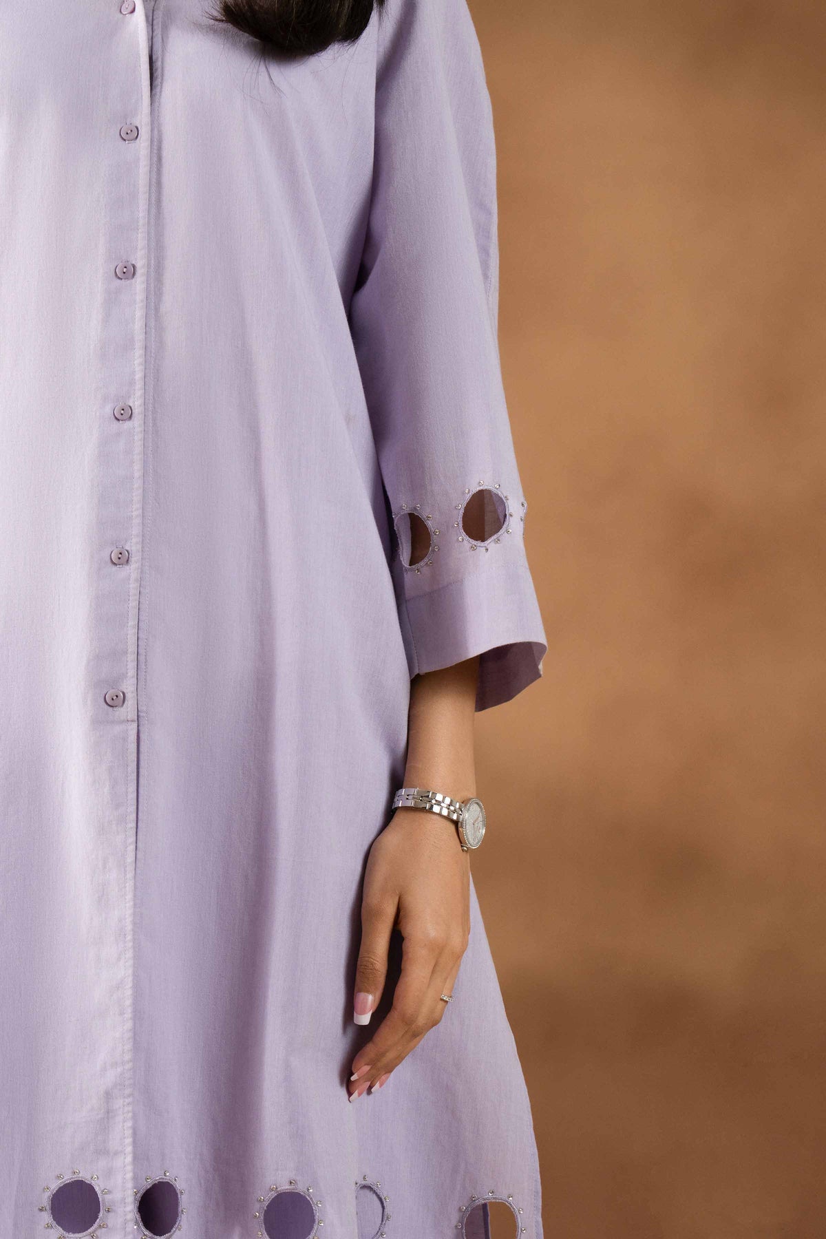 DEEVA - KBS26-124 Purple Yarn Dyed 2 Pieces Solids Nishat Australia