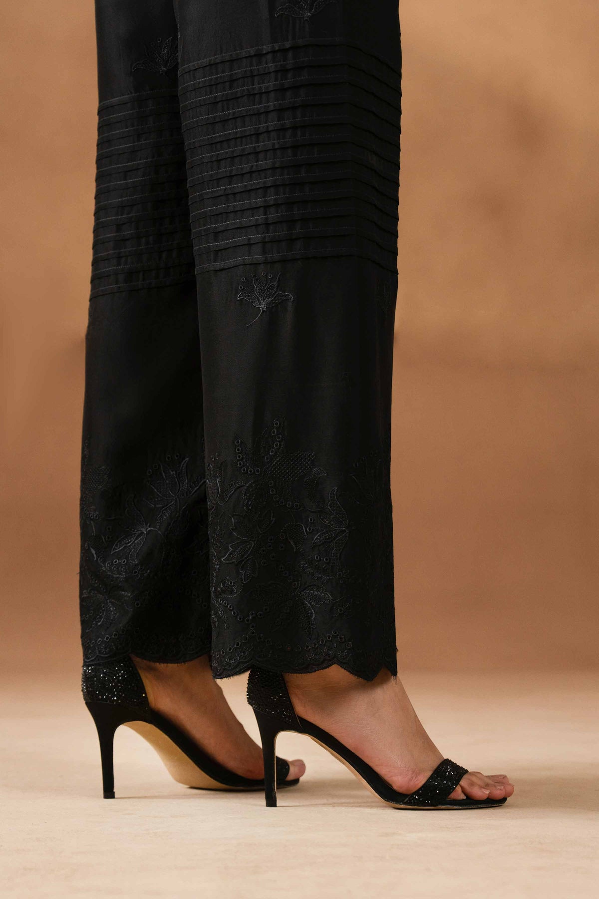 ZAR - KBS26-26 Black Silk 1 Piece Embroidered  Nishat Australia