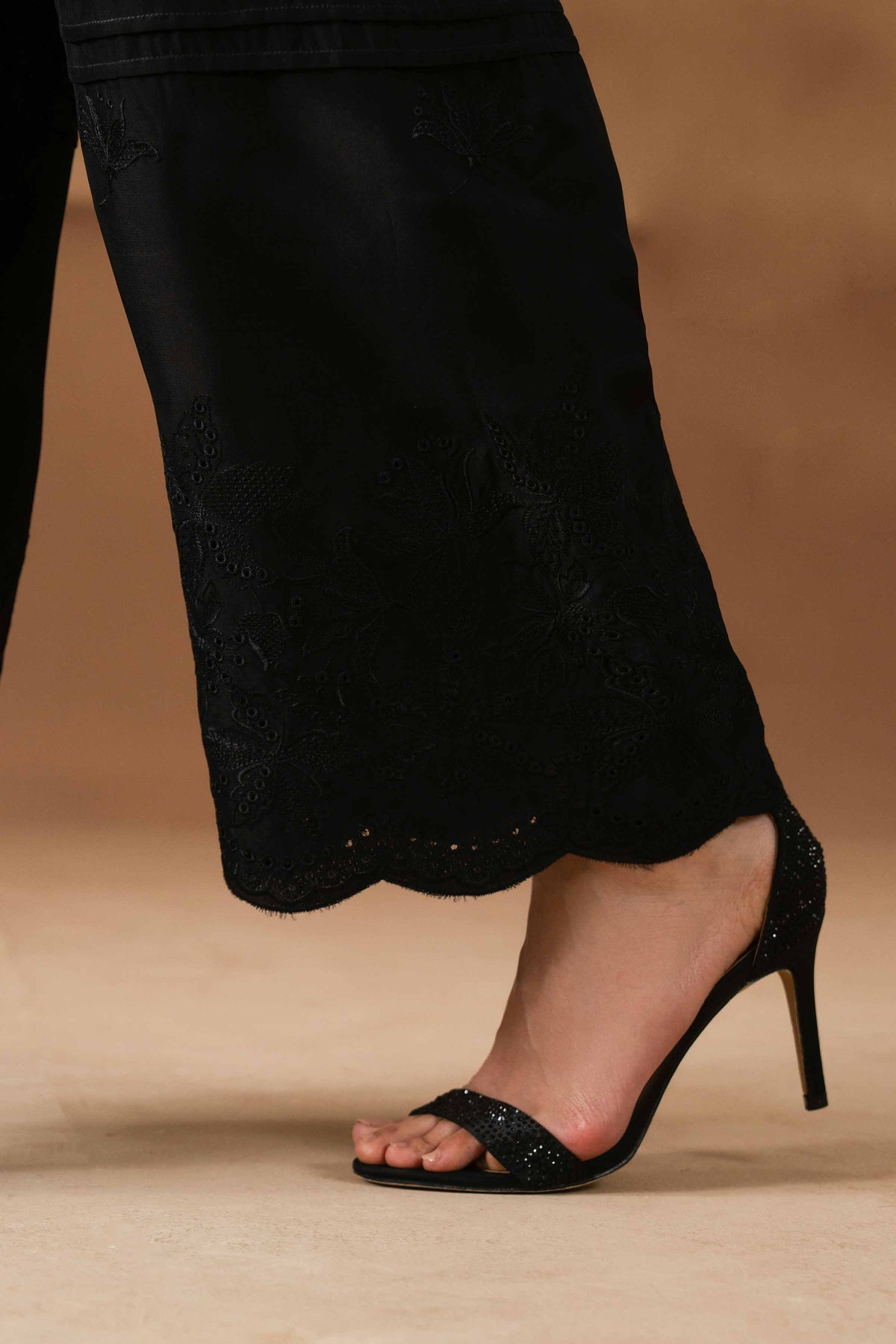 ZAR - KBS26-26 Black Silk 1 Piece Embroidered  Nishat Australia