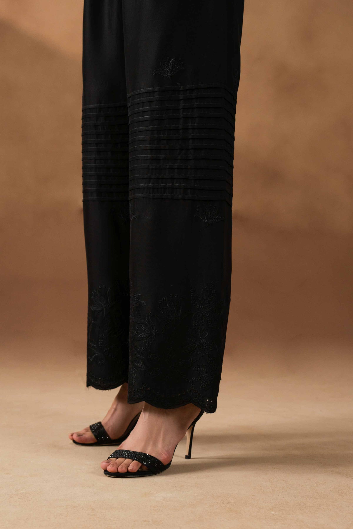 ZAR - KBS26-26 Black Silk 1 Piece Embroidered  Nishat Australia