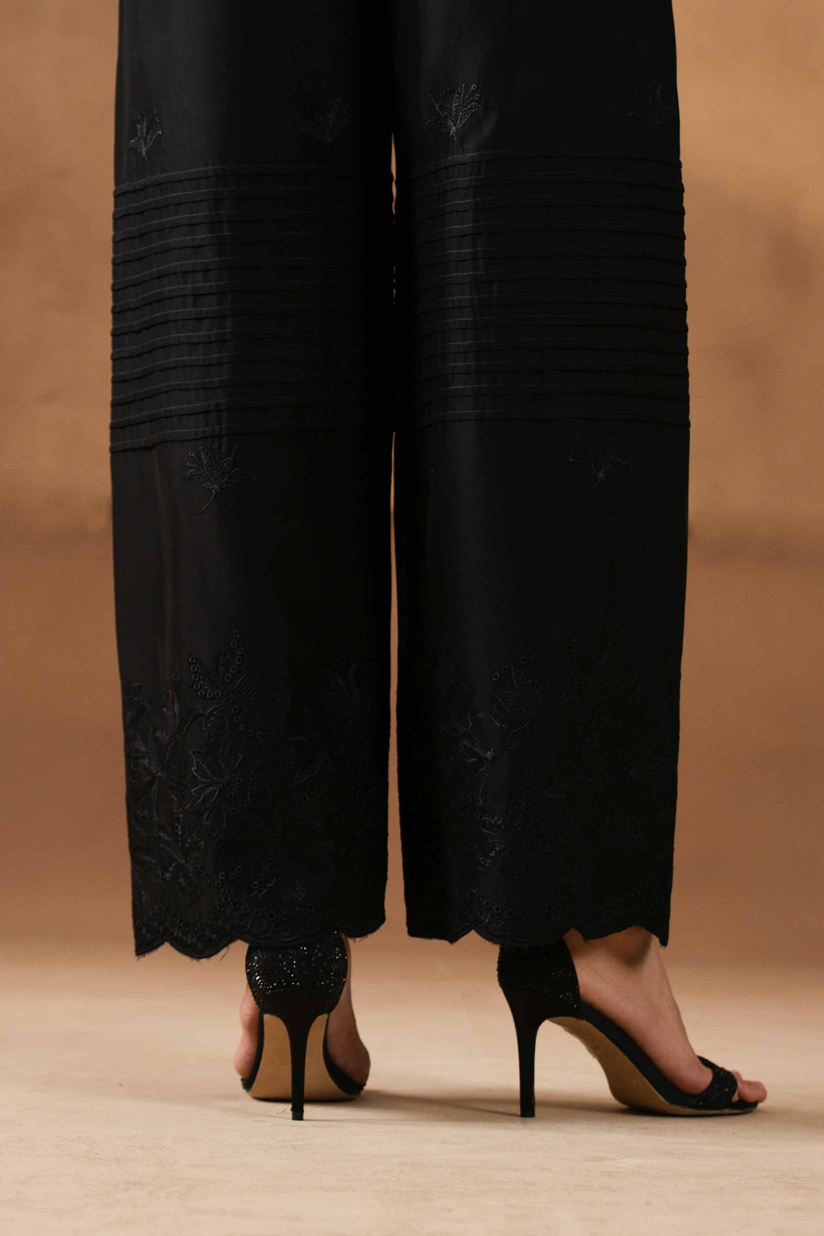 ZAR - KBS26-26 Black Silk 1 Piece Embroidered  Nishat Australia