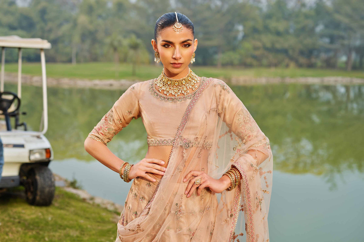 NOORI - KBS26-54 Pink Fancy Polyester 3 Pieces Embroidered Nishat Australia