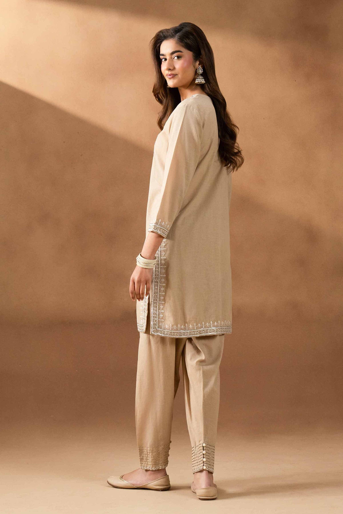 ALLURE - KBS26-79 Brown Cotton 2 Pieces Embroidered Nishat Australia