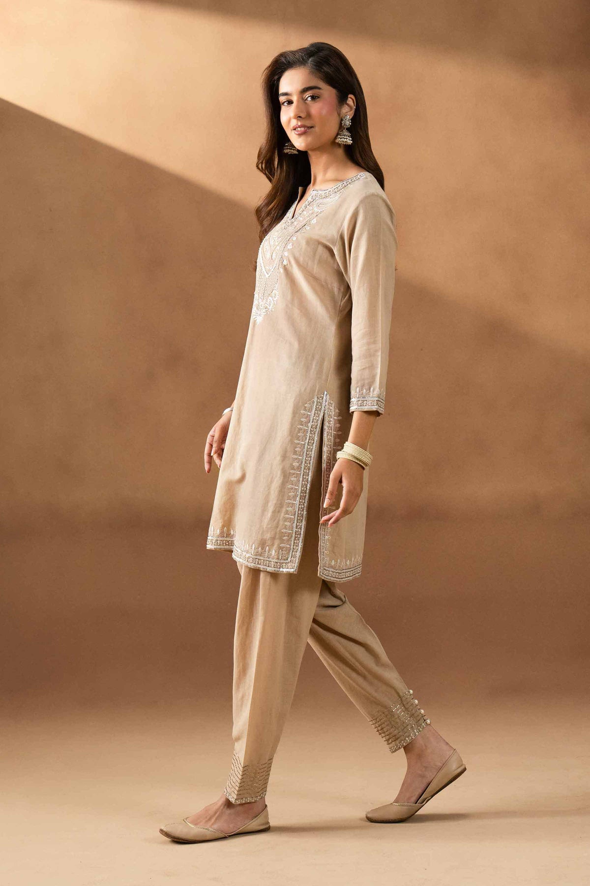 ALLURE - KBS26-79 Brown Cotton 2 Pieces Embroidered Nishat Australia