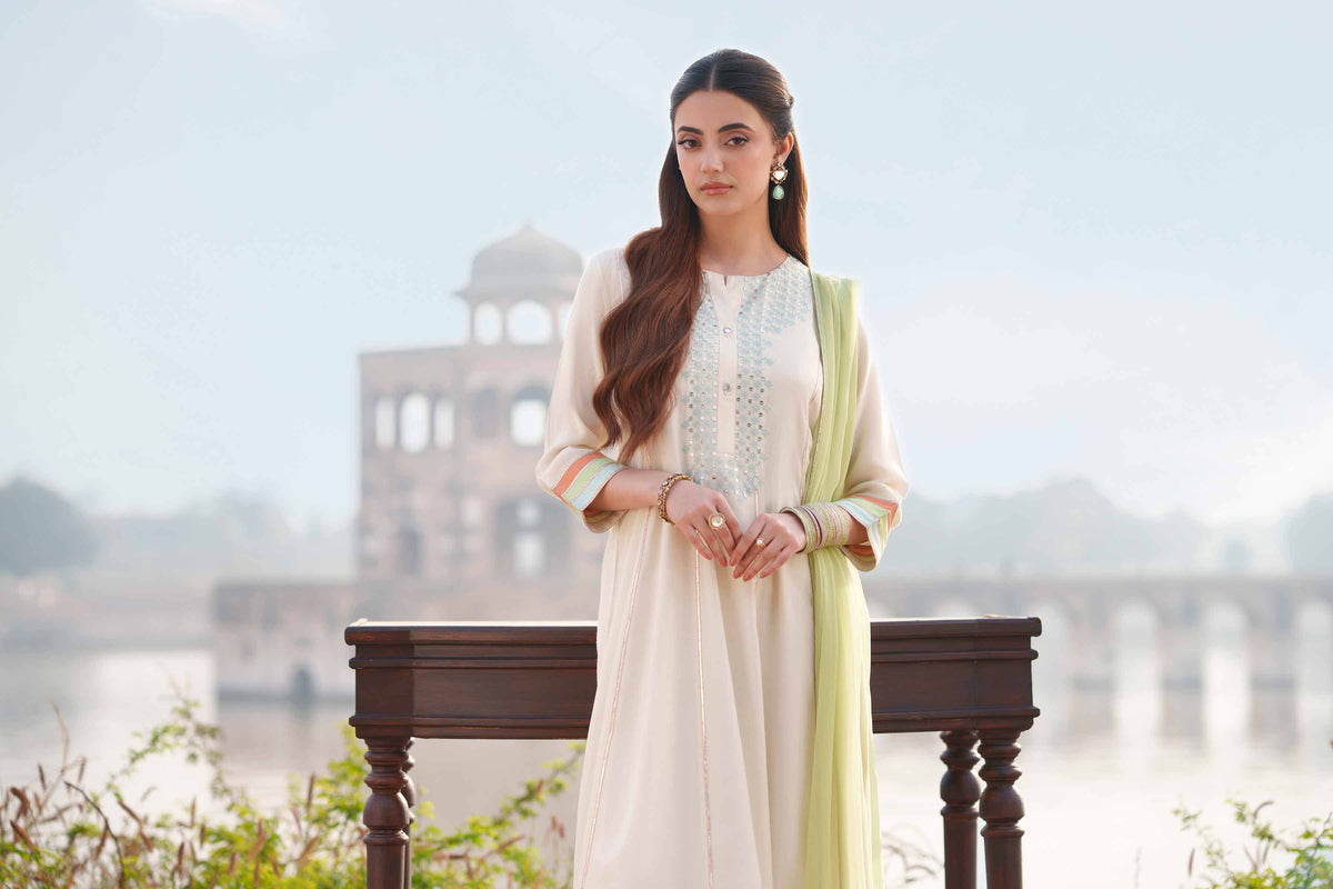 3 Piece - Embroidered Suit - KFE26-103