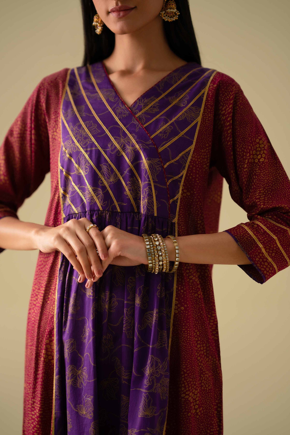 3 Piece - Printed Suit - KFE26-114Purple Lawn 3PC Printed Nishat Australia