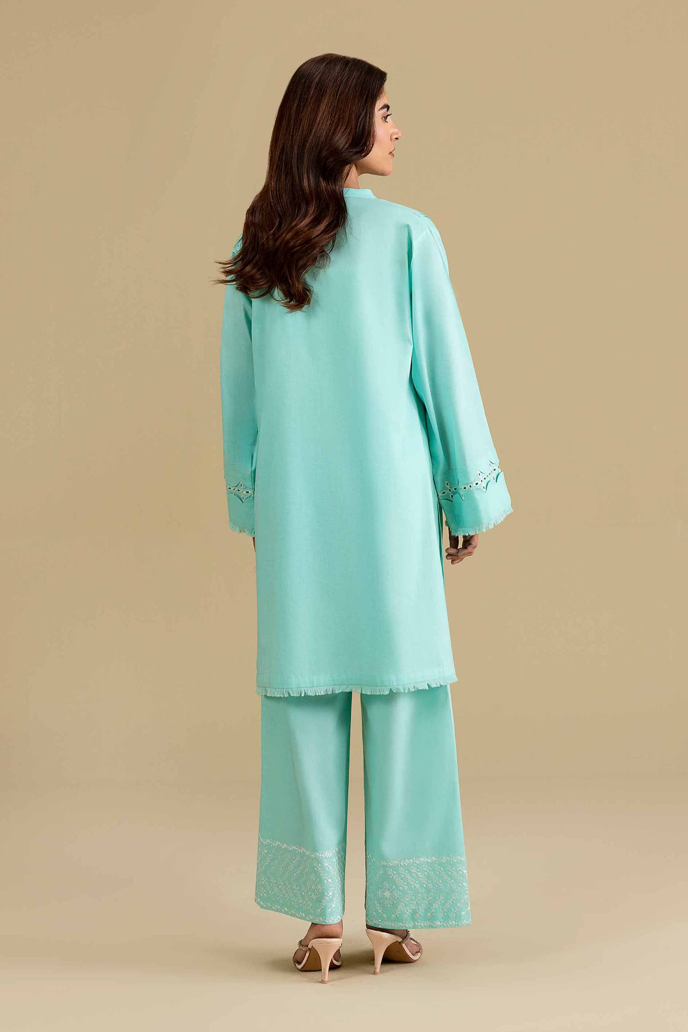 2 Piece - Embroidered Suit - KFE26-173 Blue Cambric 2PC Embroidered Nishat Australia