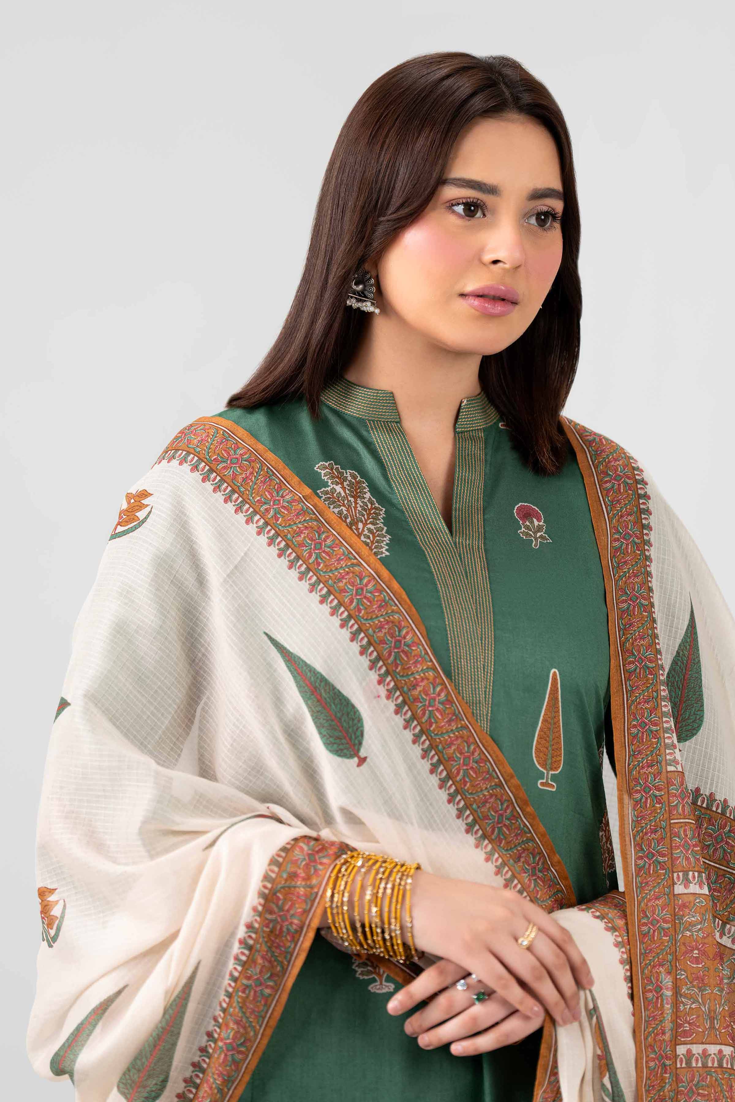 3 Piece - Embroidered Suit - KFS26-102 Green Lawn 3PC Embroidered Nishat Australia