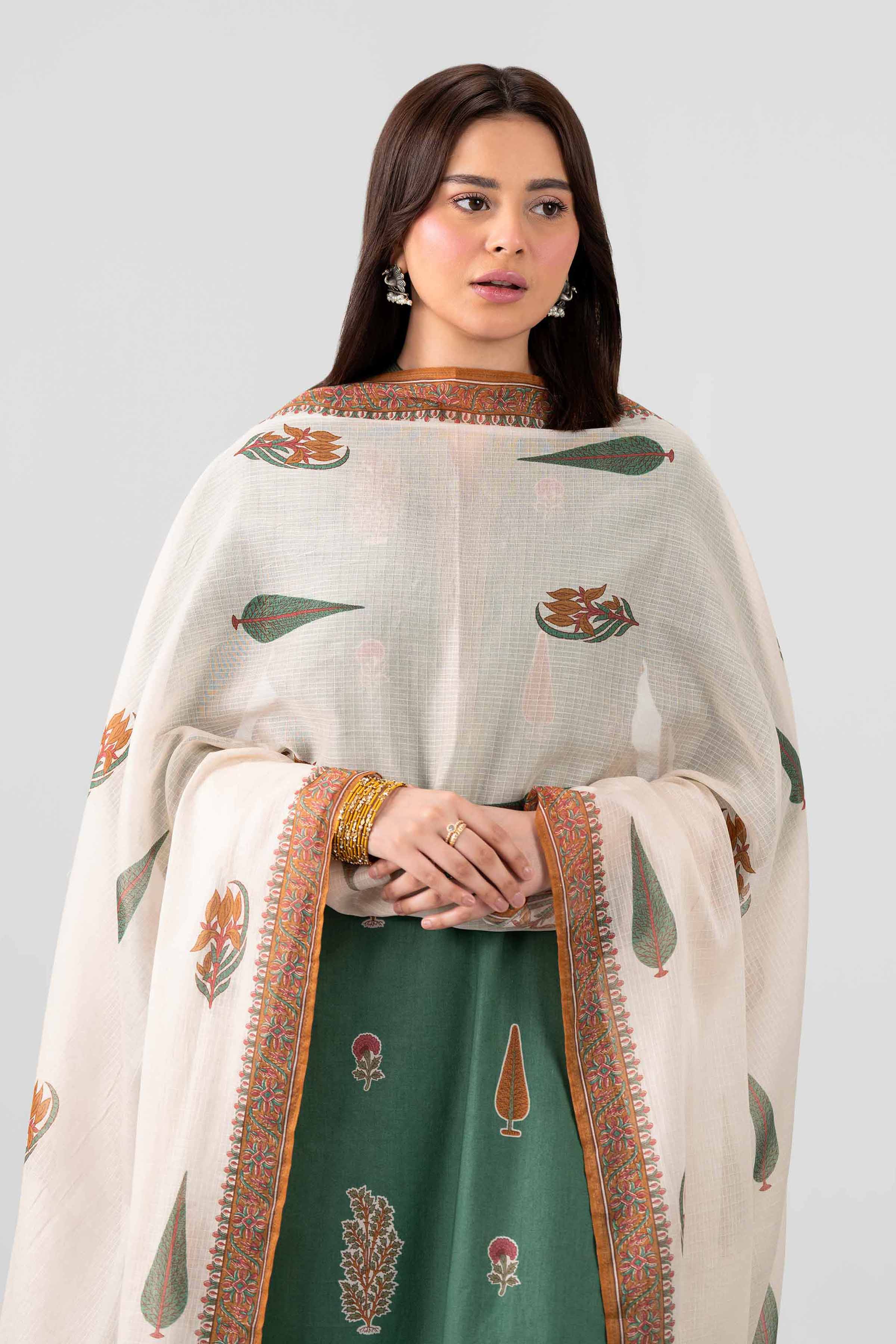 3 Piece - Embroidered Suit - KFS26-102 Green Lawn 3PC Embroidered Nishat Australia