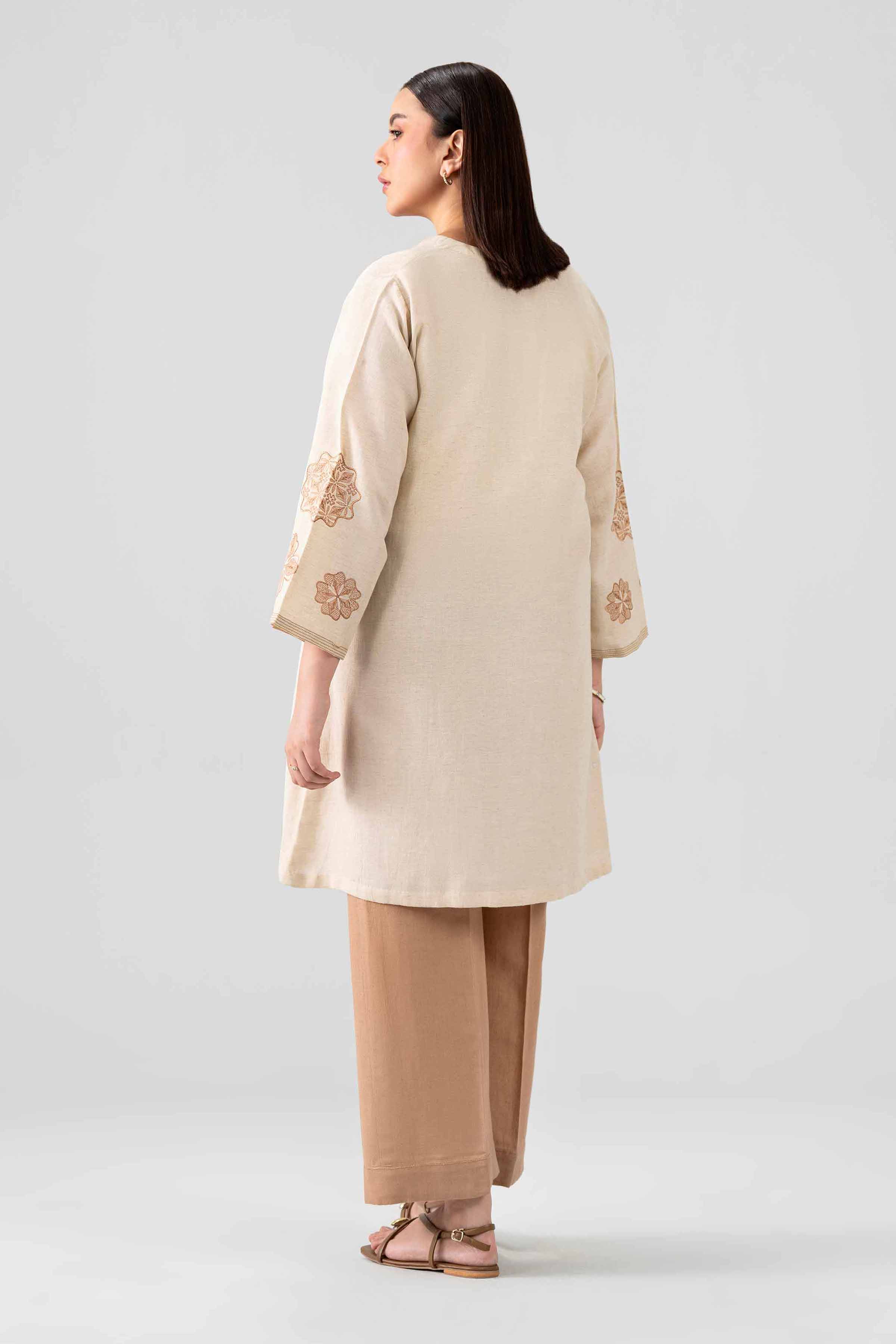 2 Piece - Embroidered Suit - KFS26-31 Beige Cotton 2PC Embroidered Nishat Australia
