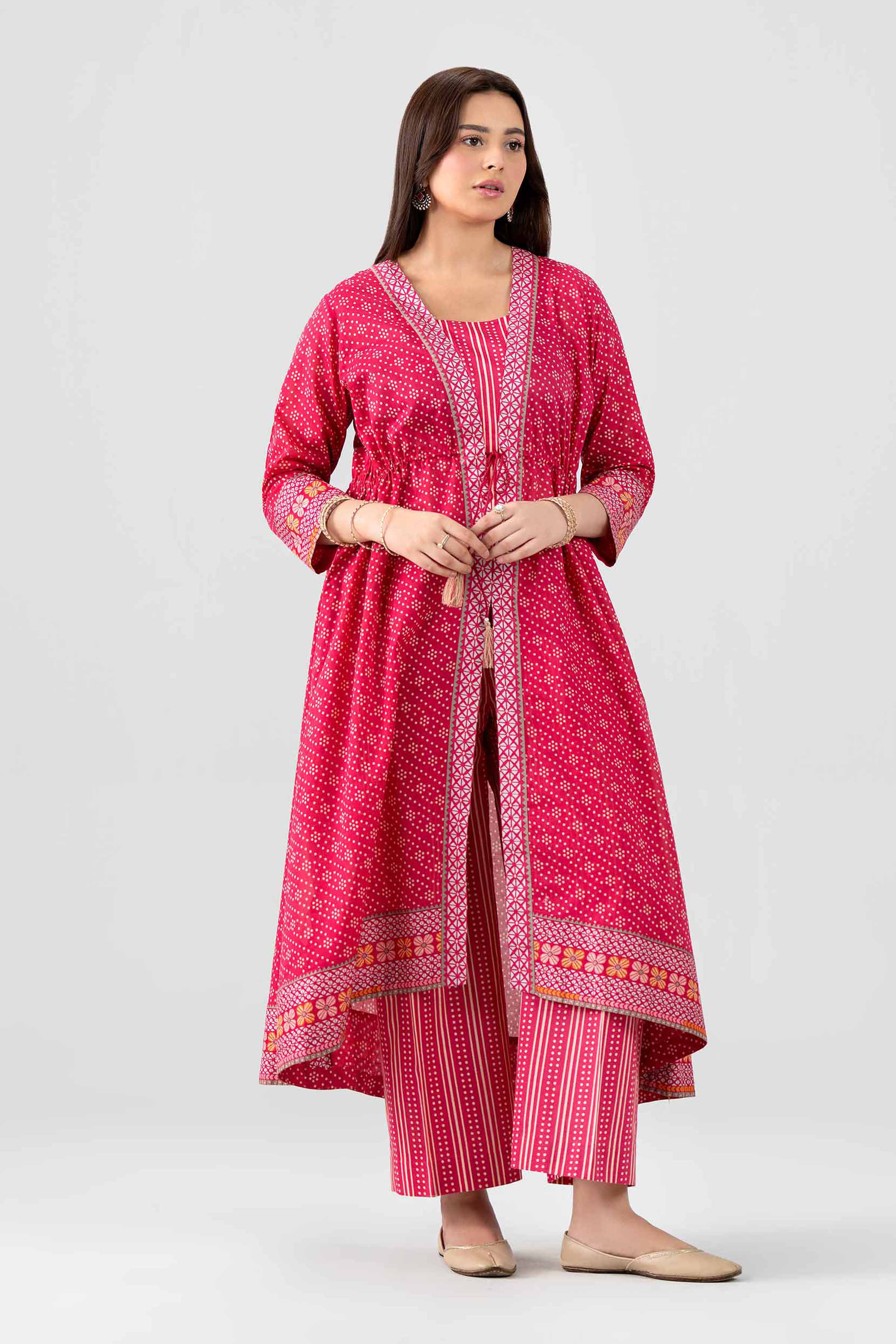 2 Piece - Printed Suit - KFS26-99 Pink Lawn 2PC Embroidered Nishat Australia